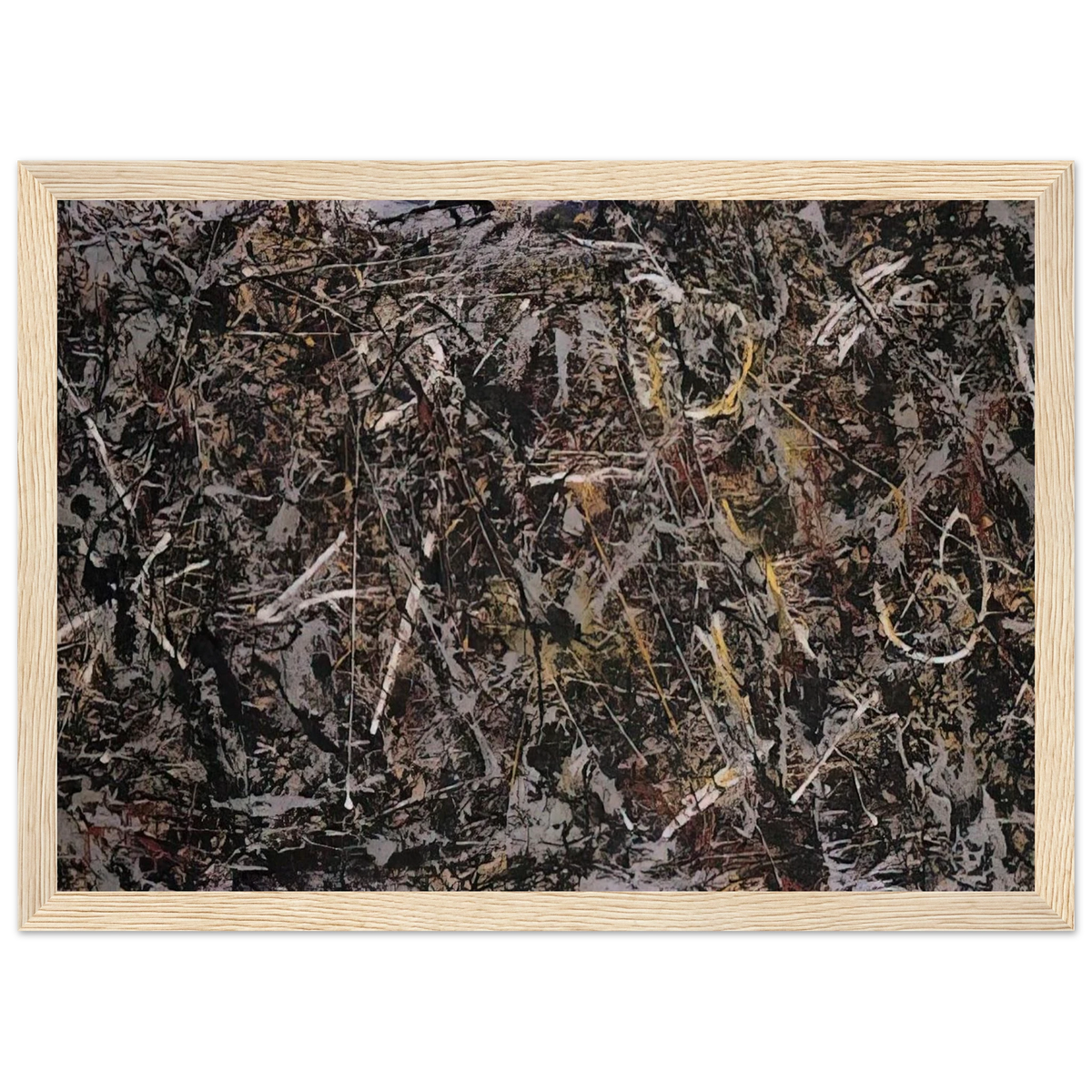 ALCHEMY 1947 Framed Poster | Jackson Pollock Framed Prints Wall Art | Jackson Pollock Store