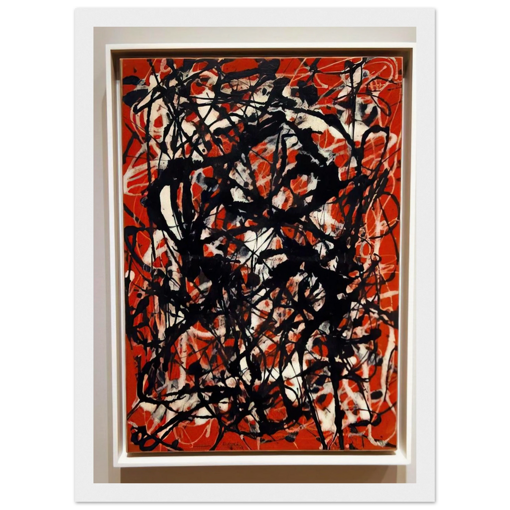 FREE FORM 1946 Framed Poster | Jackson Pollock Framed Prints Wall Art | Jackson Pollock Store