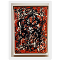 FREE FORM 1946 Framed Poster | Jackson Pollock Framed Prints Wall Art | Jackson Pollock Store