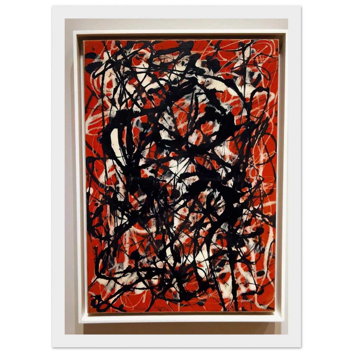FREE FORM 1946 Framed Poster | Jackson Pollock Framed Prints Wall Art | Jackson Pollock Store