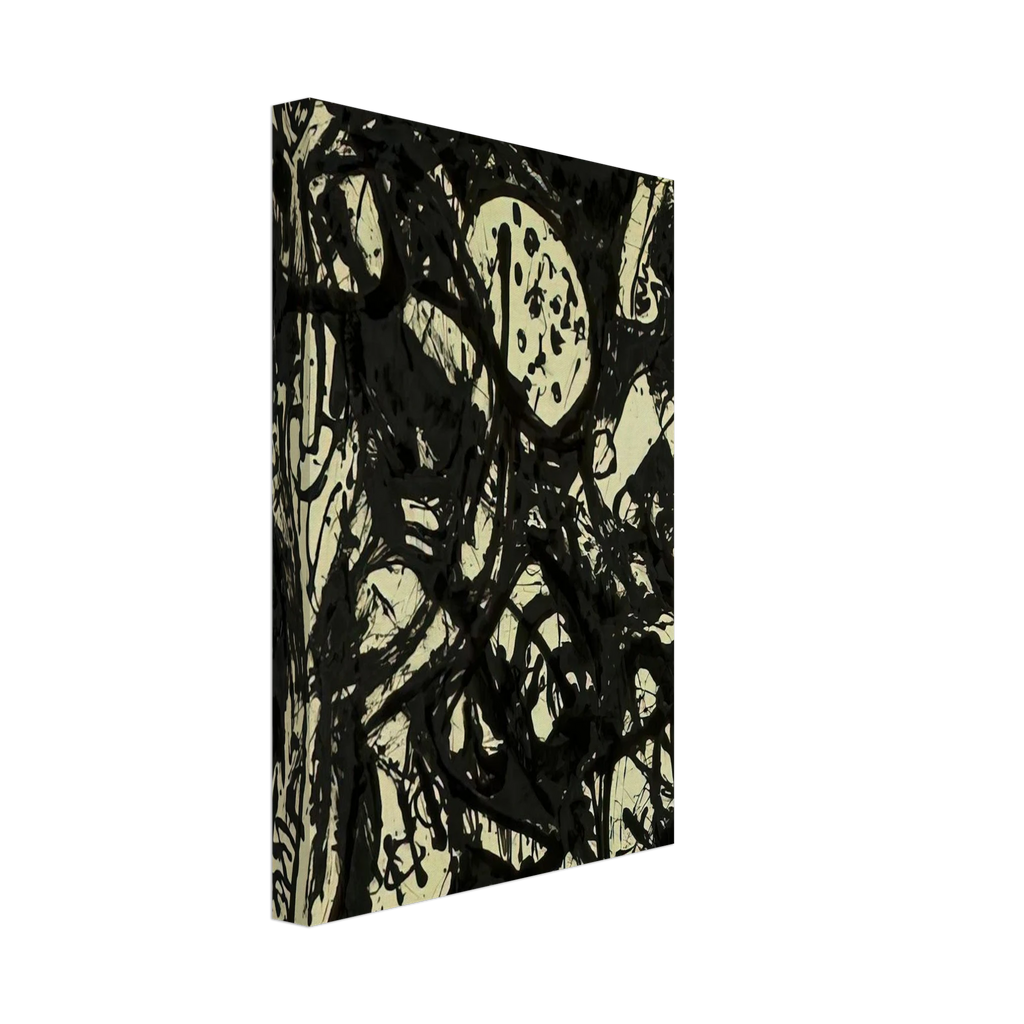BLACK WHITE NUMBER 20 1951 Canvas | Jackson Pollock Canvas | Jackson Pollock Store