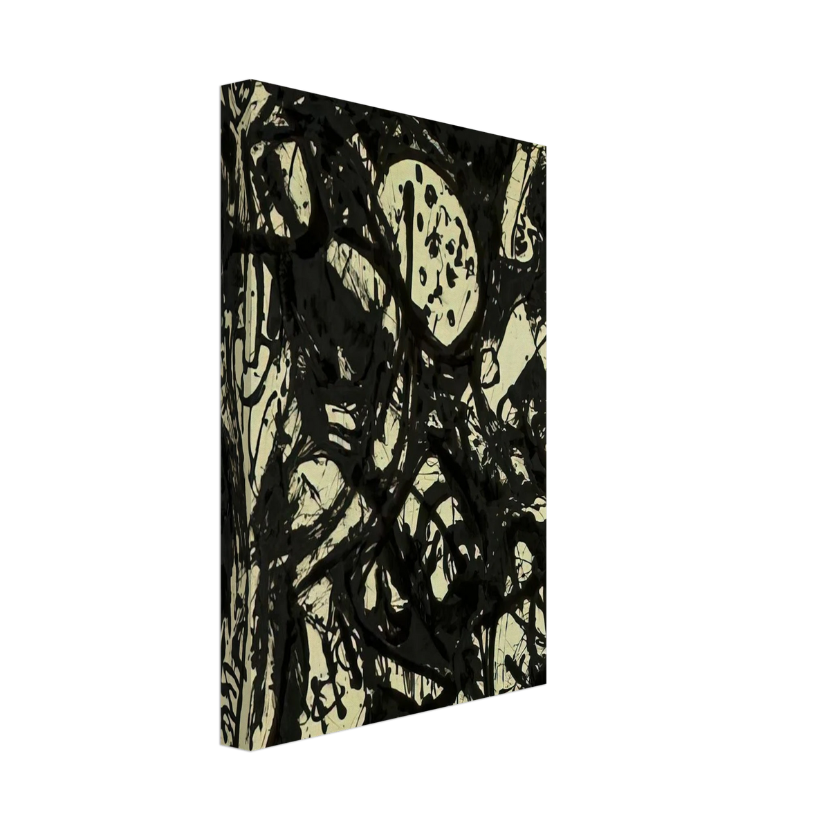 BLACK WHITE NUMBER 20 1951 Canvas | Jackson Pollock Canvas | Jackson Pollock Store