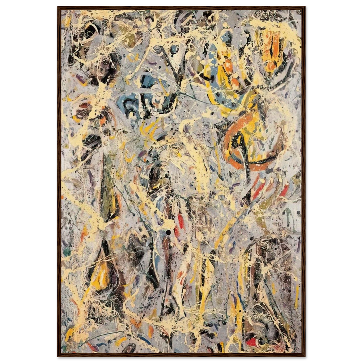 GALAXY 1947 Framed Poster | Jackson Pollock Framed Prints Wall Art | Jackson Pollock Store