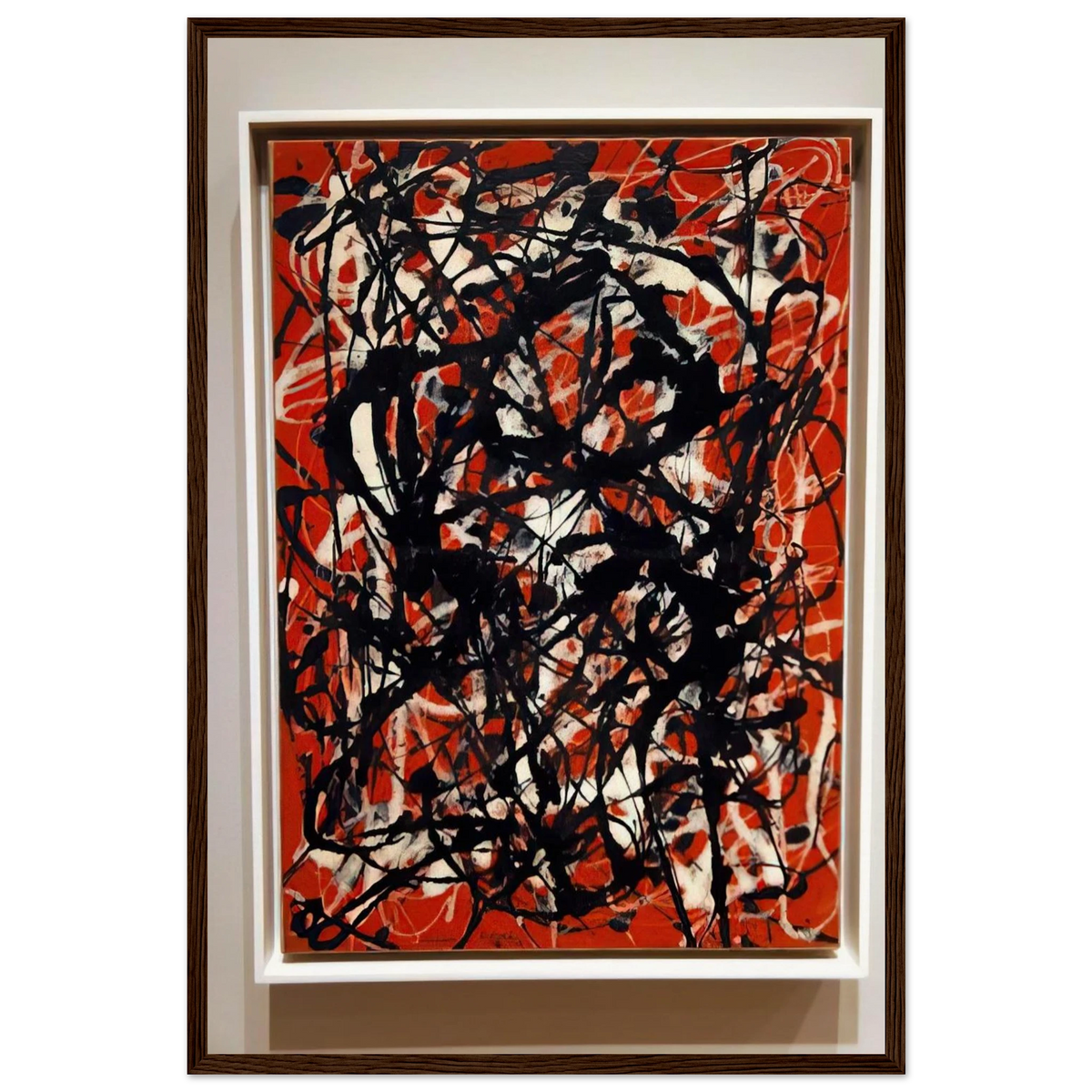 FREE FORM 1946 Framed Poster | Jackson Pollock Framed Prints Wall Art | Jackson Pollock Store