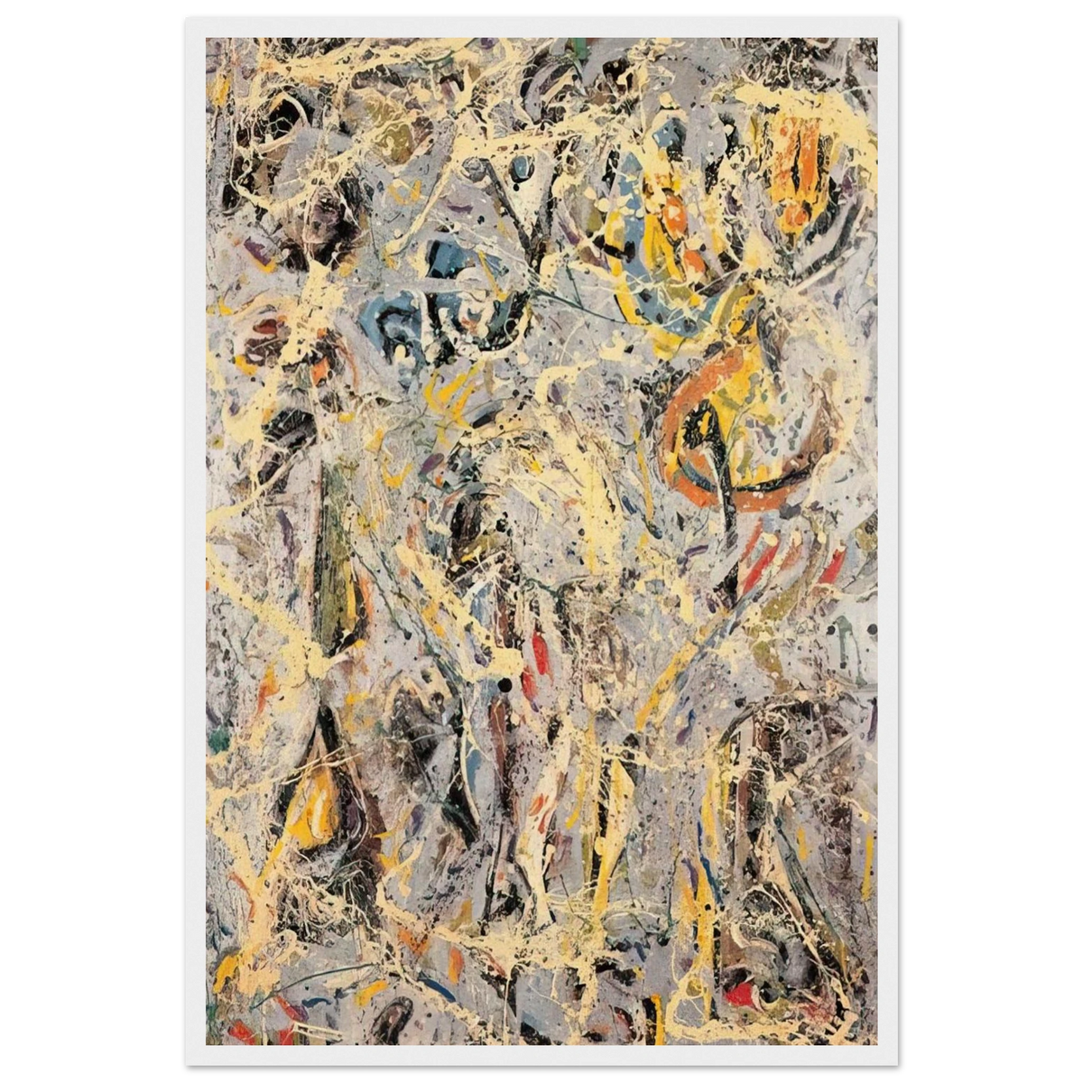 GALAXY 1947 Framed Poster | Jackson Pollock Framed Prints Wall Art | Jackson Pollock Store