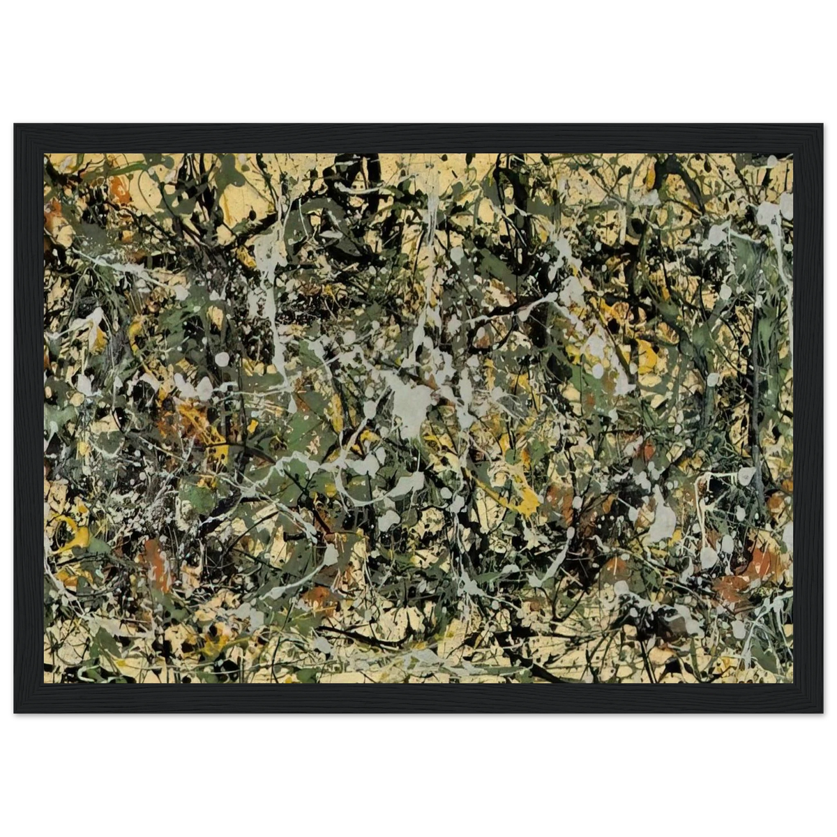 NUMBER 8 1949 Framed Poster | Jackson Pollock Framed Prints Wall Art | Jackson Pollock Store