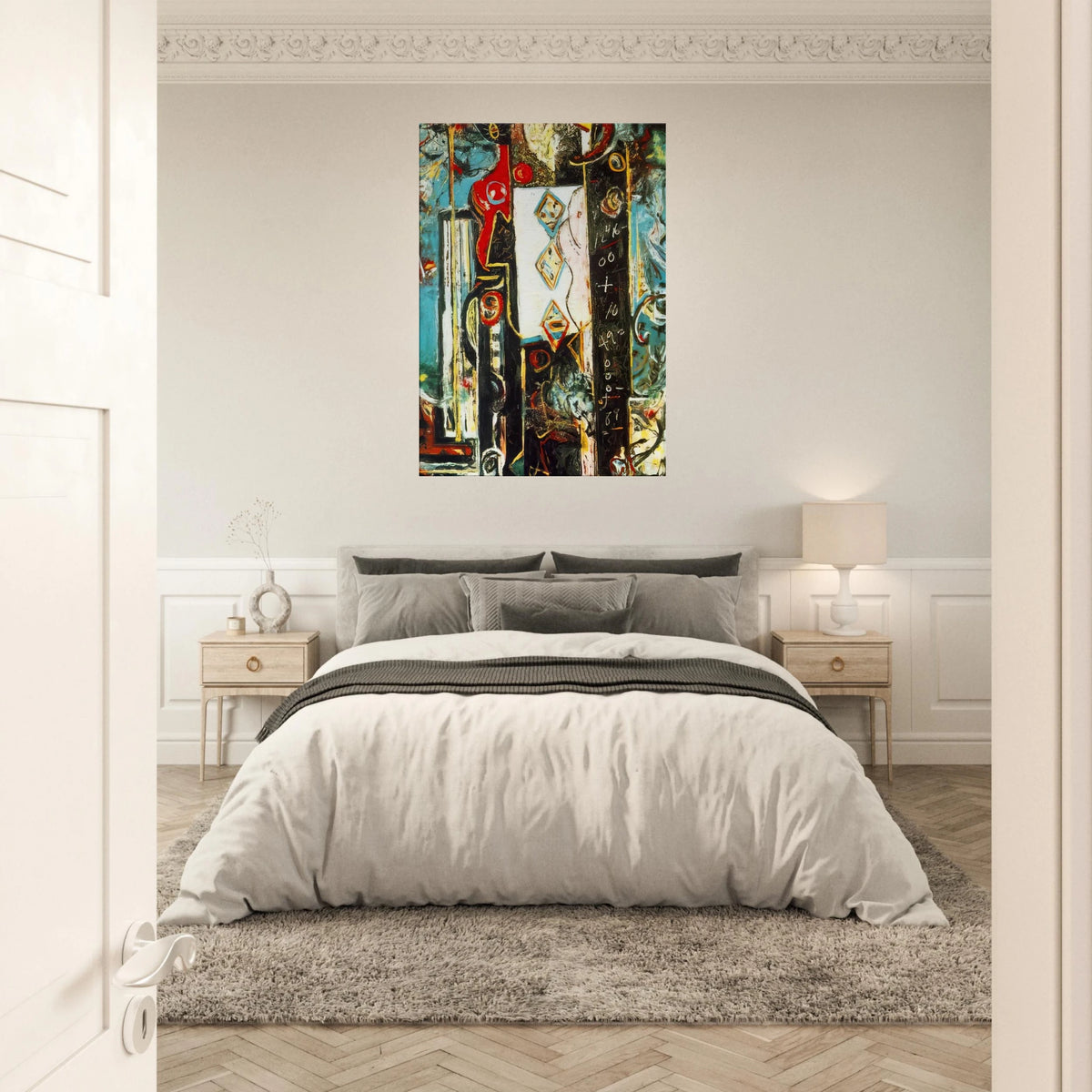MALE AND FEMALE Canvas | Jackson Pollock Canvas | Jackson Pollock Store