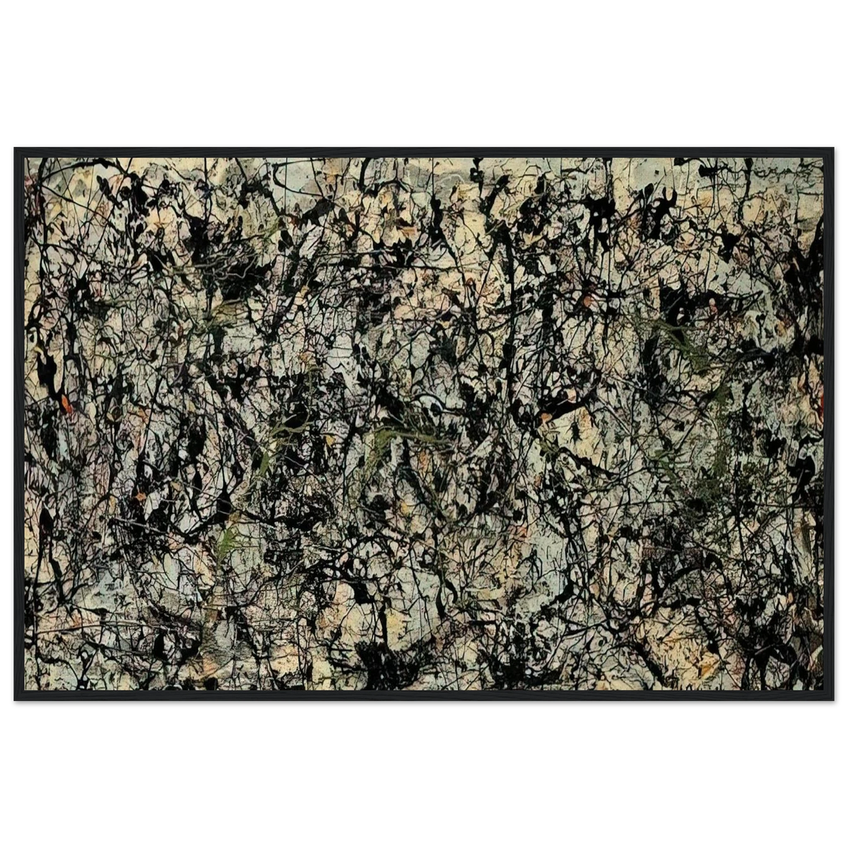 LUCIFER 1947 Framed Poster | Jackson Pollock Framed Prints Wall Art | Jackson Pollock Store