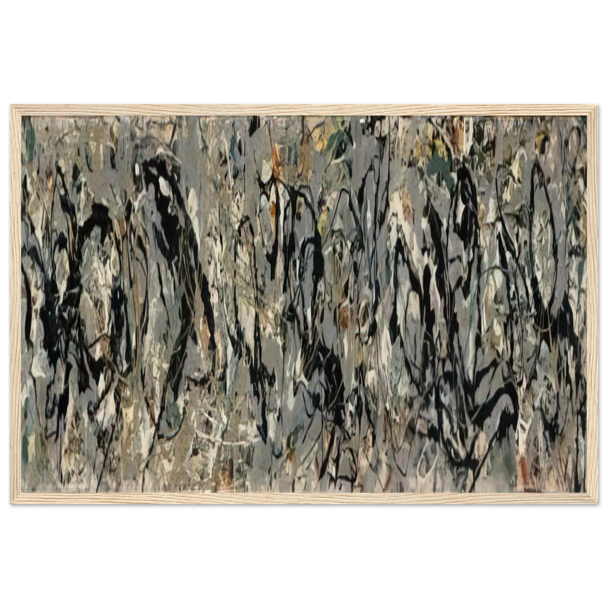 NUMBER 10 1949 Framed Poster | Jackson Pollock Framed Prints Wall Art | Jackson Pollock Store