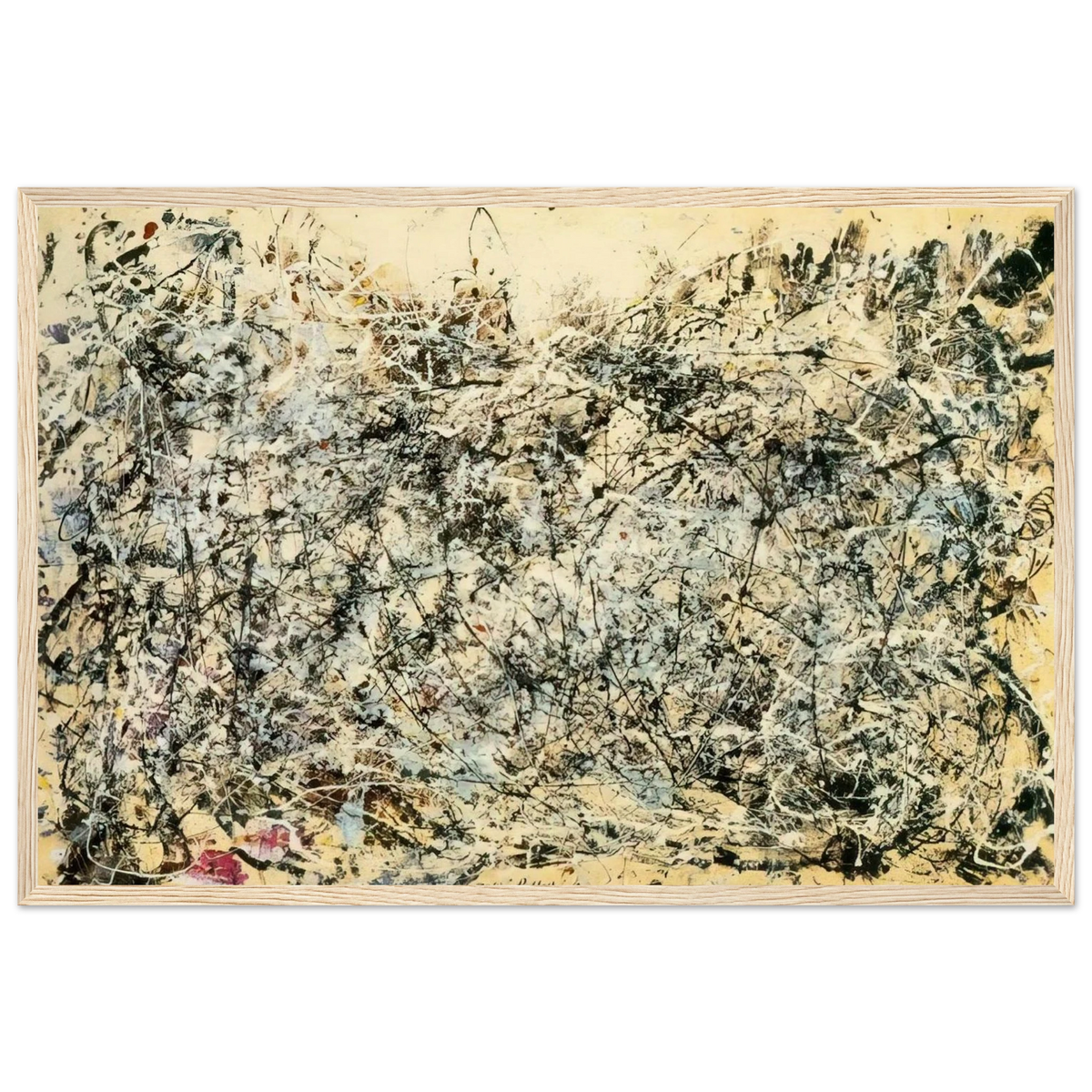 NO 1 1948 Framed Poster | Jackson Pollock Framed Prints Wall Art | Jackson Pollock Store