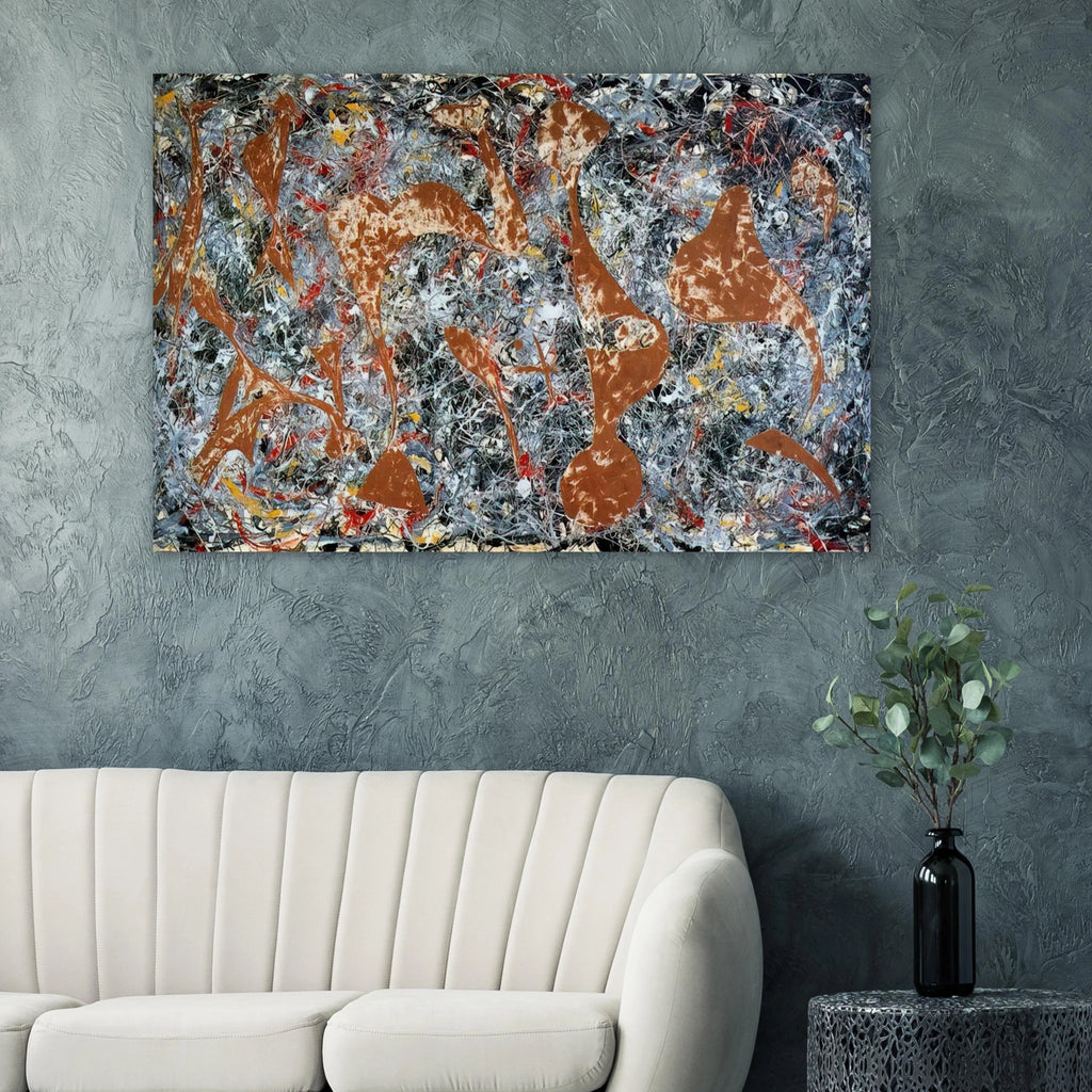NUMBER 7 OUT OF THE WEB 1949 Poster | Jackson Pollock Poster | Jackson Pollock Store