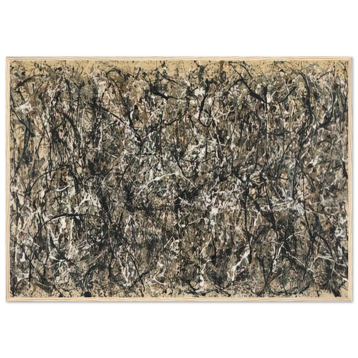 ONE NUMBER 31 1950 Framed Poster | Jackson Pollock Framed Prints Wall Art | Jackson Pollock Store