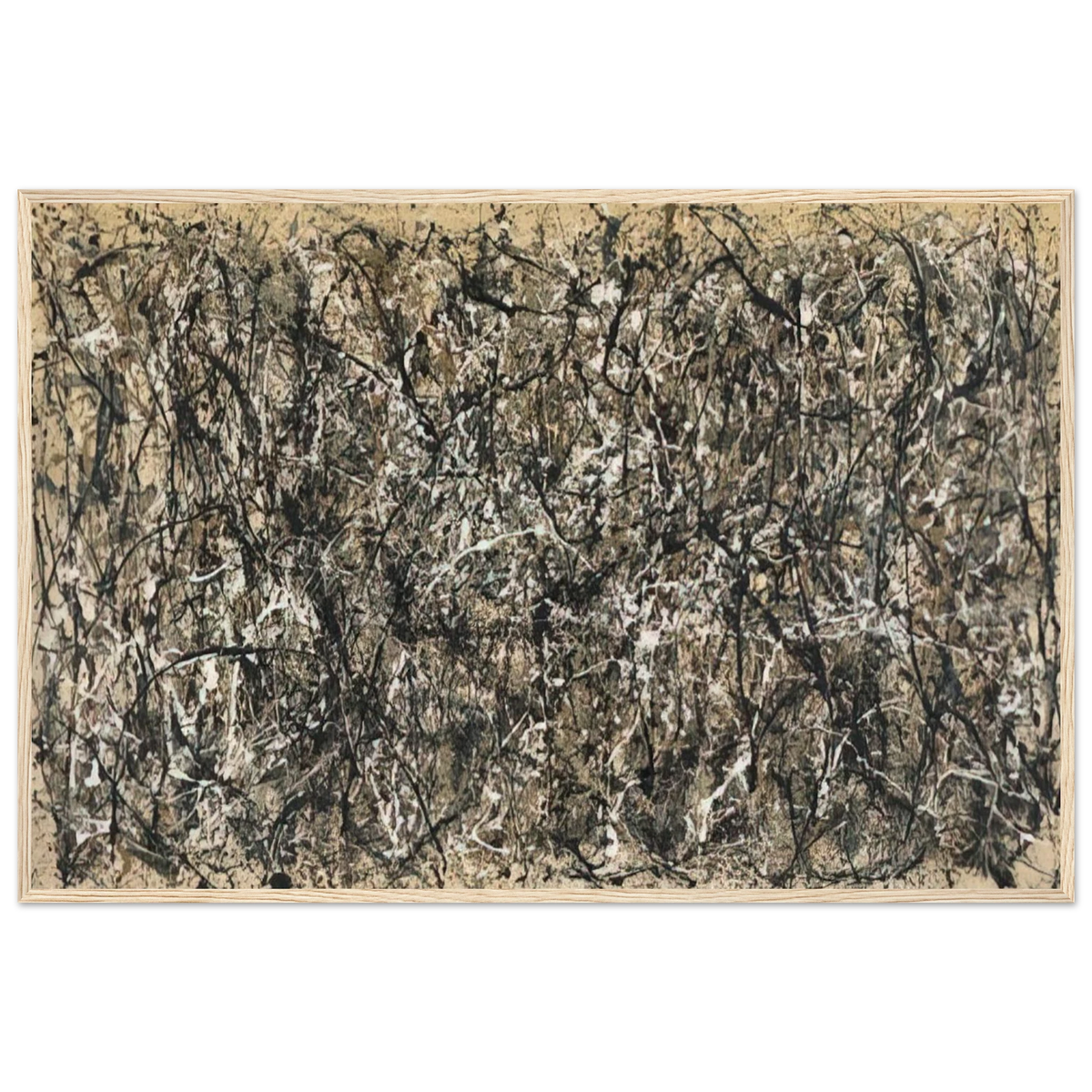 ONE NUMBER 31 1950 Framed Poster | Jackson Pollock Framed Prints Wall Art | Jackson Pollock Store