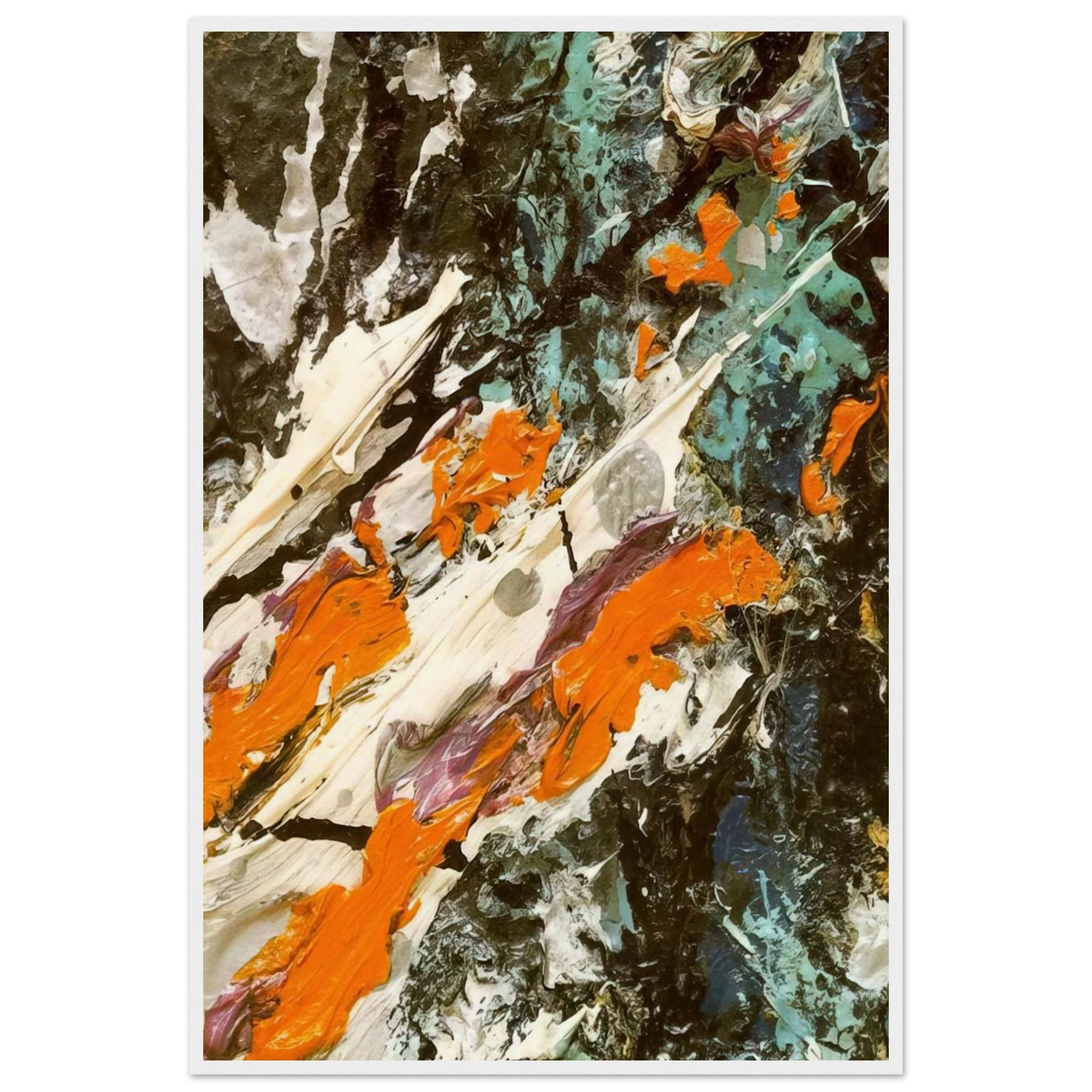 FULL FATHOM FIVE Framed Poster | Jackson Pollock Framed Prints Wall Art | Jackson Pollock Store