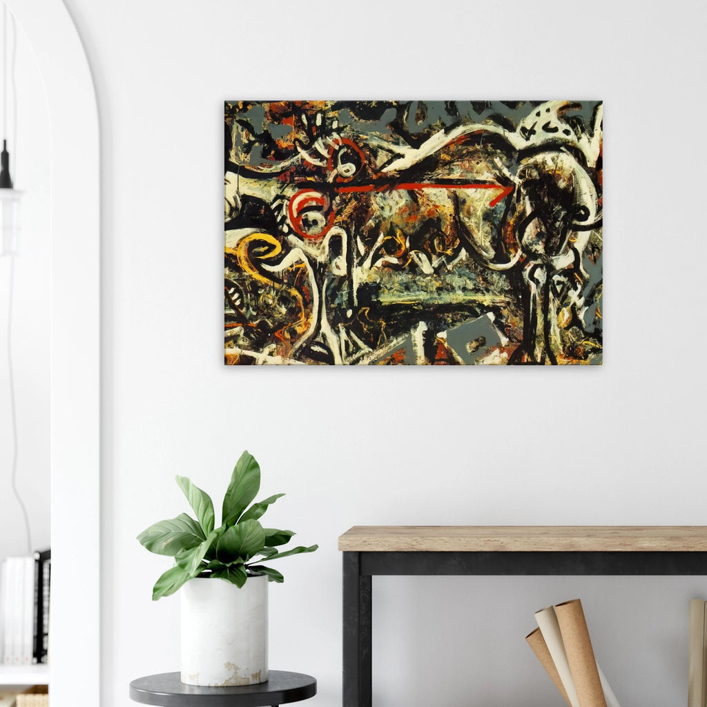 THE SHE WOLF Canvas | Jackson Pollock Canvas | Jackson Pollock Store