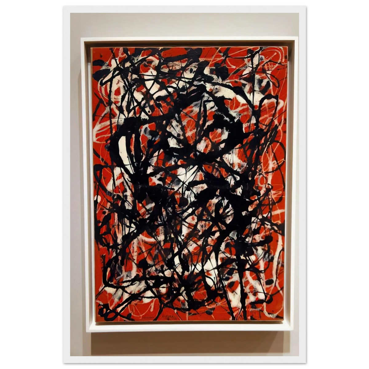 FREE FORM 1946 Framed Poster | Jackson Pollock Framed Prints Wall Art | Jackson Pollock Store