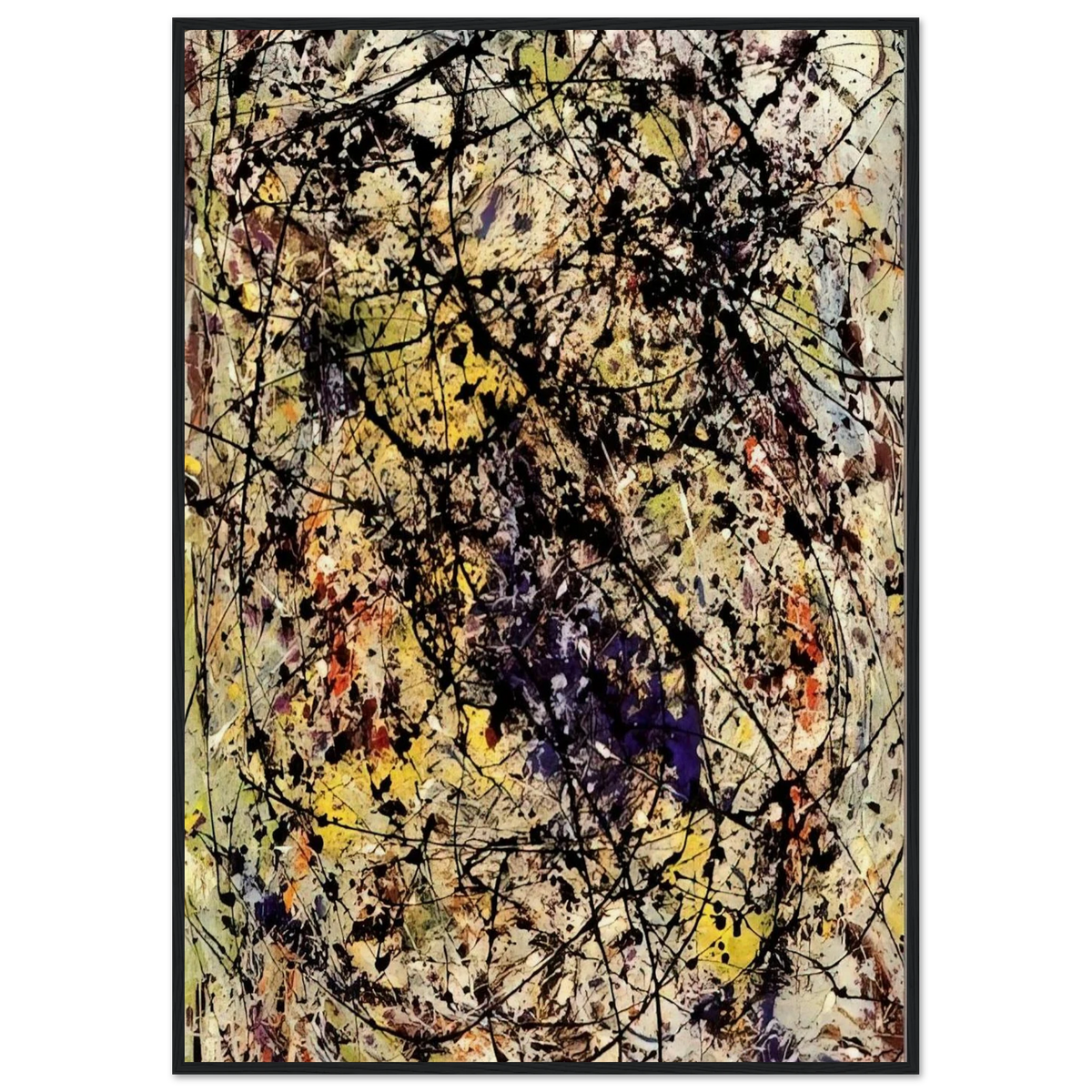 REFLECTIONS OF THE BIG DIPPER 1947 Framed Poster | Jackson Pollock Framed Prints Wall Art | Jackson Pollock Store