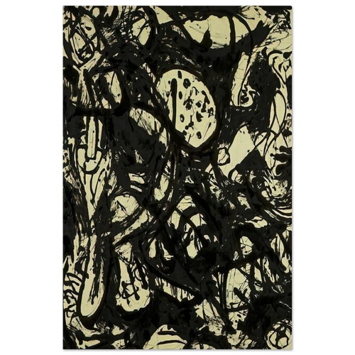 BLACK WHITE NUMBER 20 1951 Poster | Jackson Pollock Poster | Jackson Pollock Store