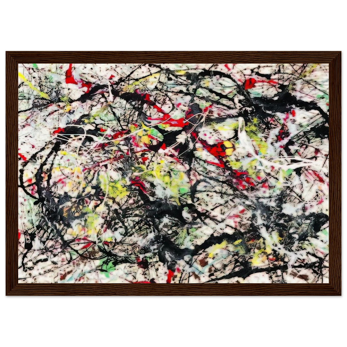 NUMBER 48 1949 Framed Poster | Jackson Pollock Framed Prints Wall Art | Jackson Pollock Store