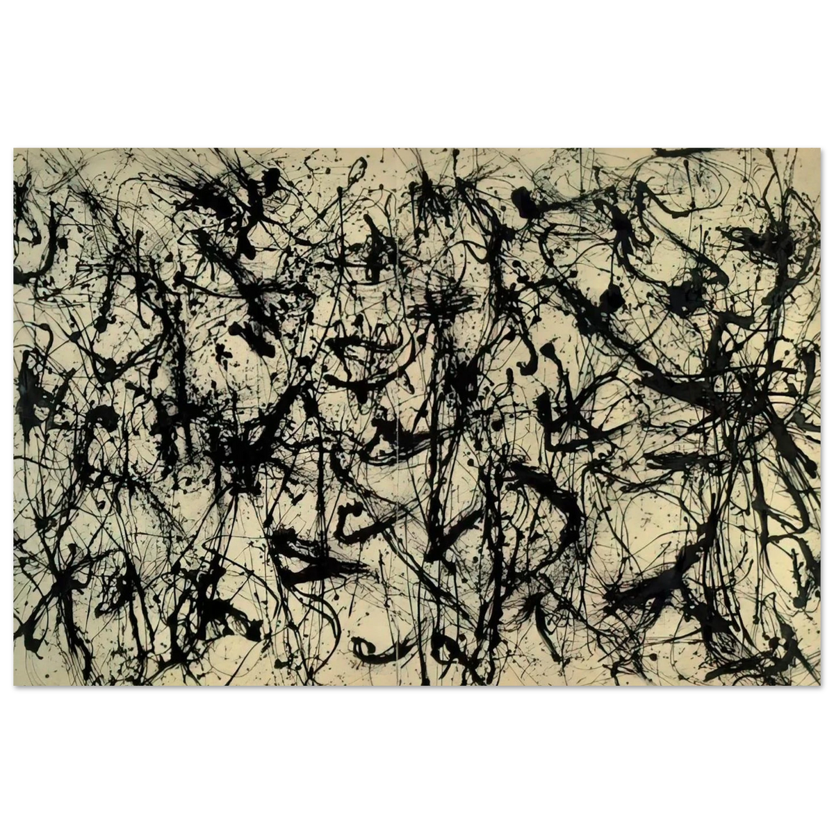 NUMBER 32 1950 Poster | Jackson Pollock Poster | Jackson Pollock Store