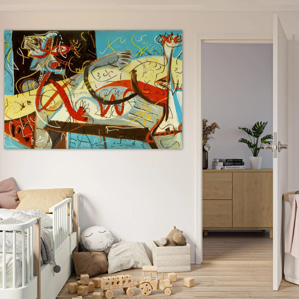 STENOGRAPHIC FIGURE Poster | Jackson Pollock Poster | Jackson Pollock Store