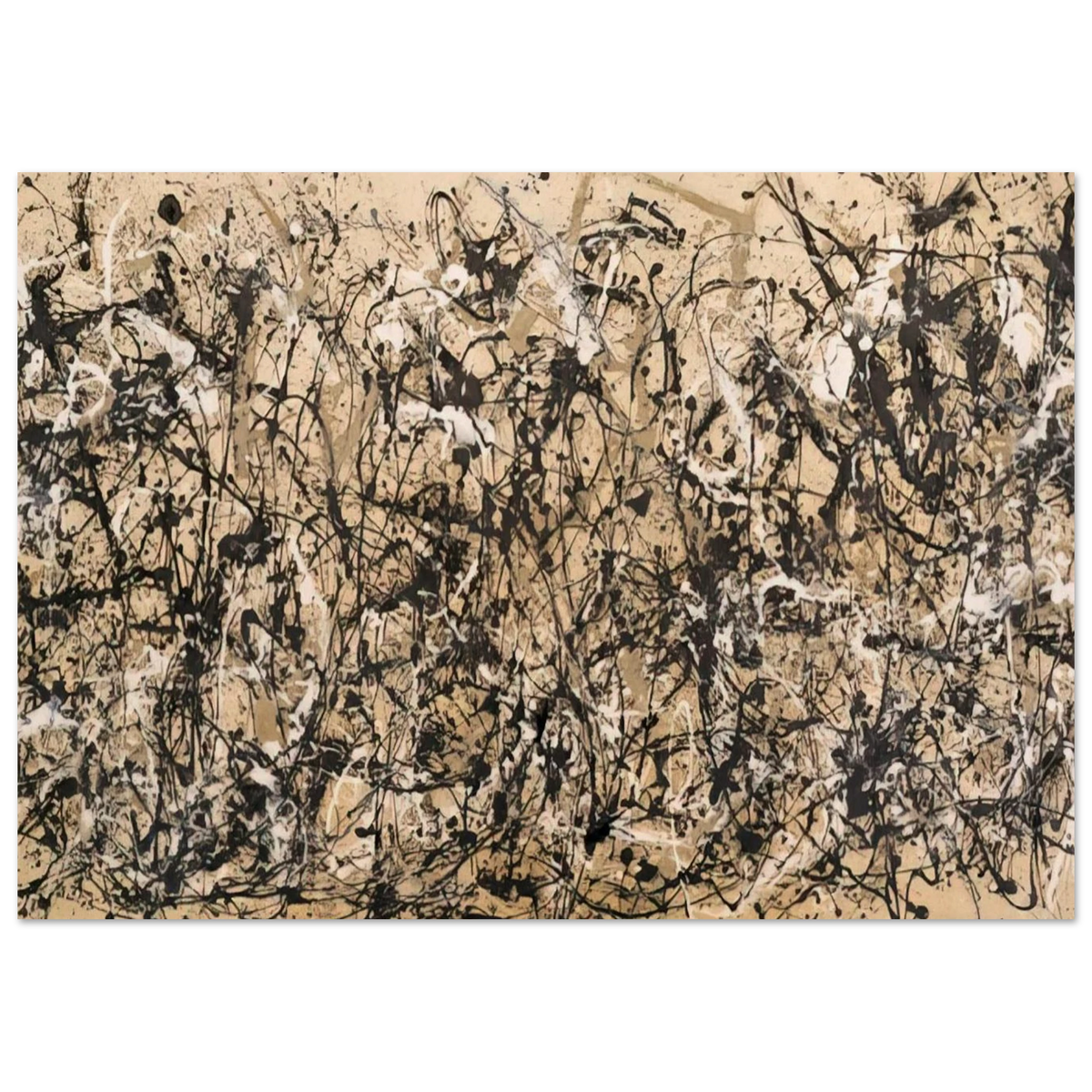 AUTUMN RHYTHM NUMBER 30 1950 Poster | Jackson Pollock Poster | Jackson Pollock Store
