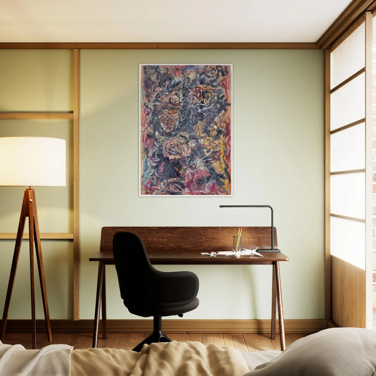 PATTERN Framed Poster | Jackson Pollock Framed Prints Wall Art | Jackson Pollock Store