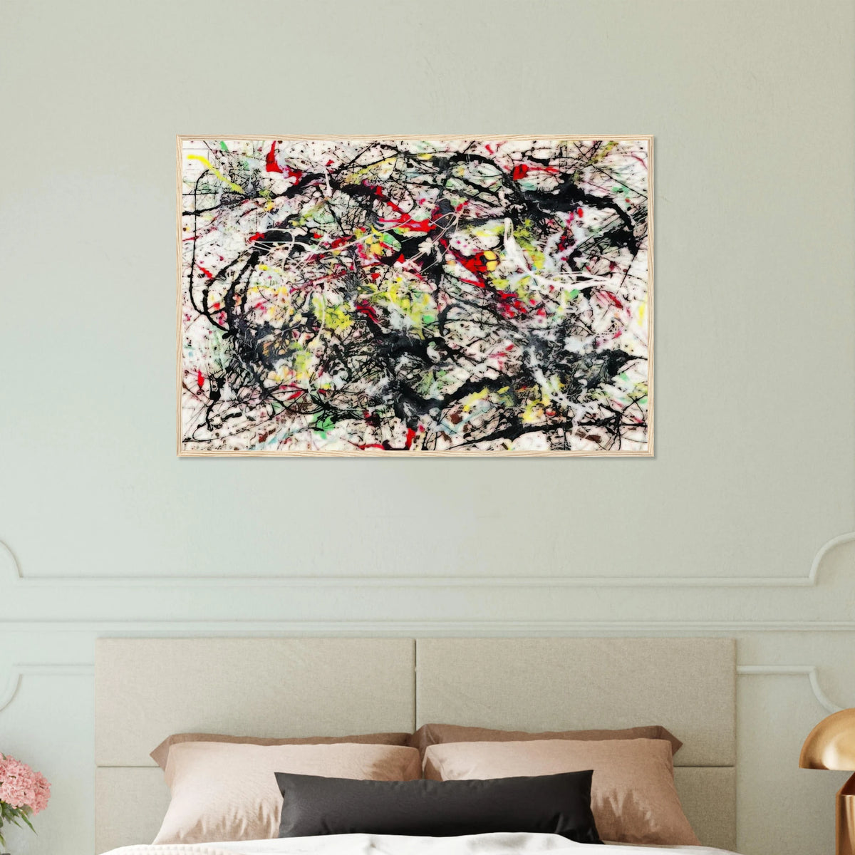 NUMBER 48 1949 Framed Poster | Jackson Pollock Framed Prints Wall Art | Jackson Pollock Store