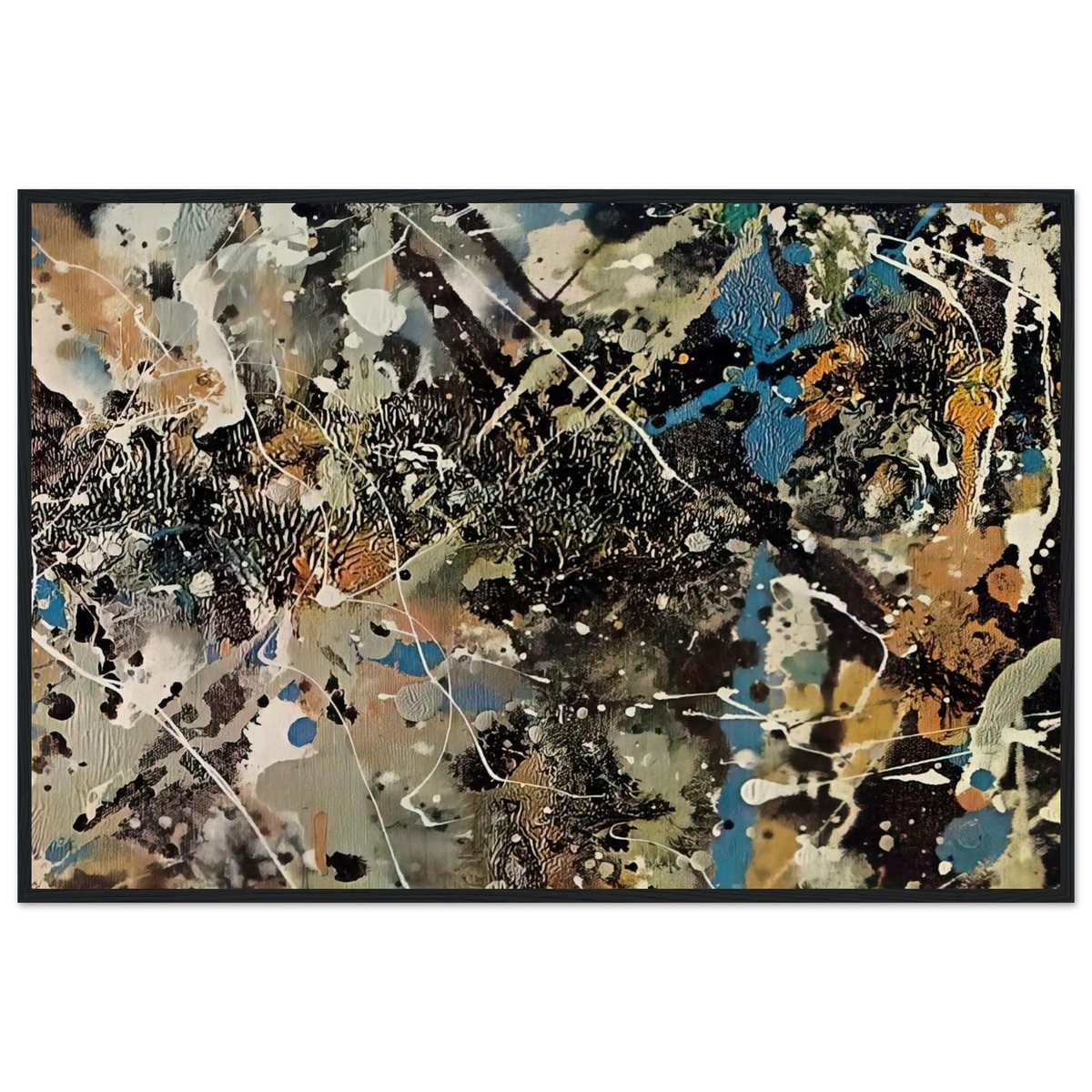 NOT_DETECTED_185248 Framed Poster | Jackson Pollock Framed Prints Wall Art | Jackson Pollock Store