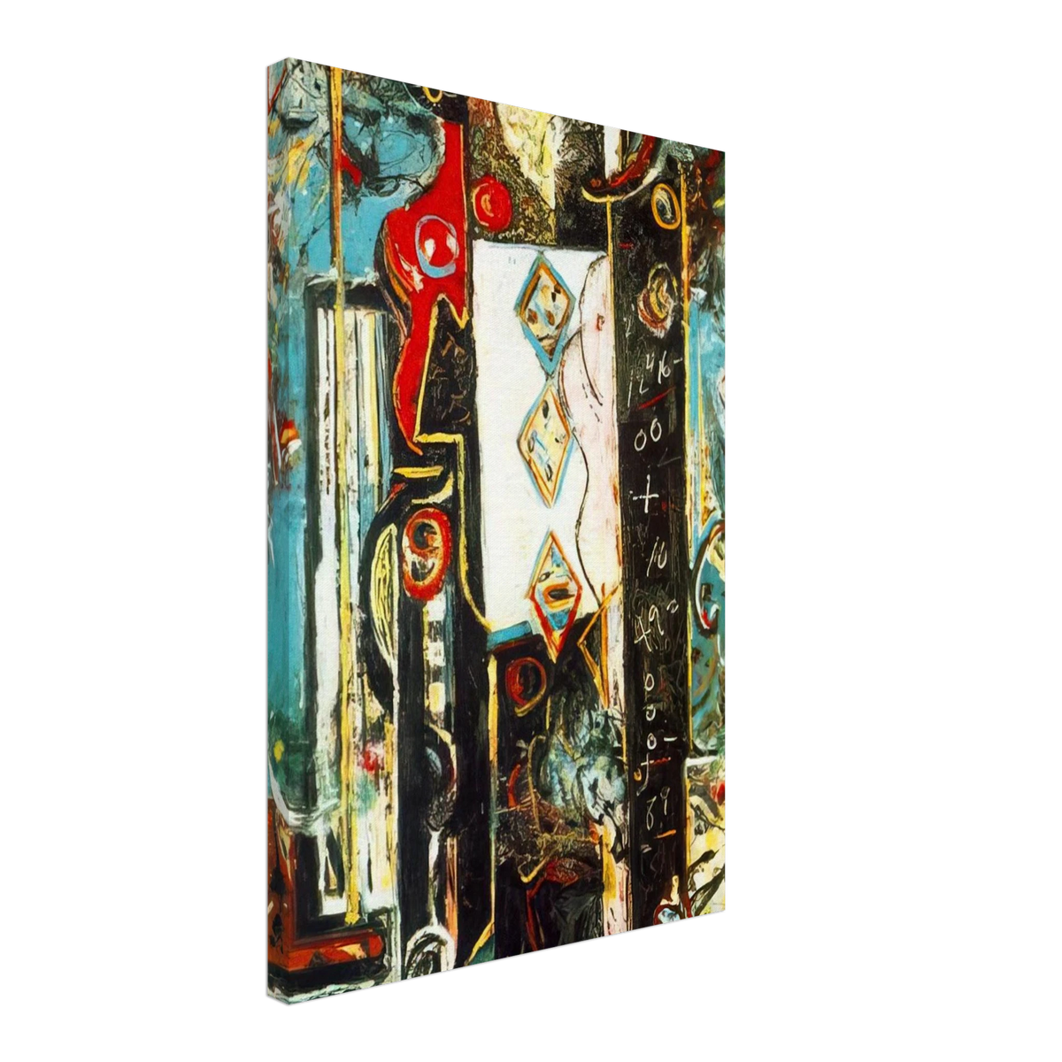 MALE AND FEMALE Canvas | Jackson Pollock Canvas | Jackson Pollock Store