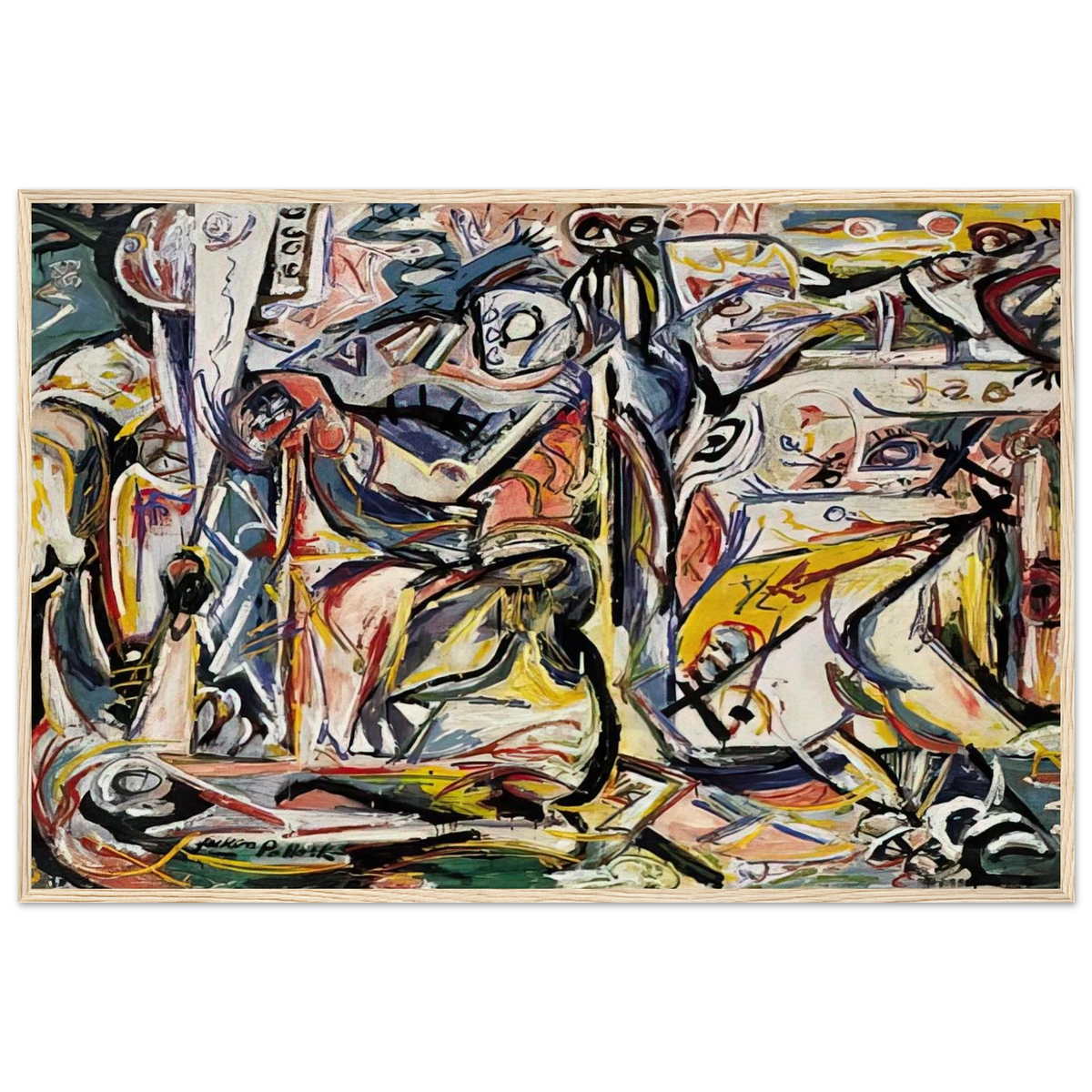 CIRCUMCISION JANUARY 1946 1 Framed Poster | Jackson Pollock Framed Prints Wall Art | Jackson Pollock Store