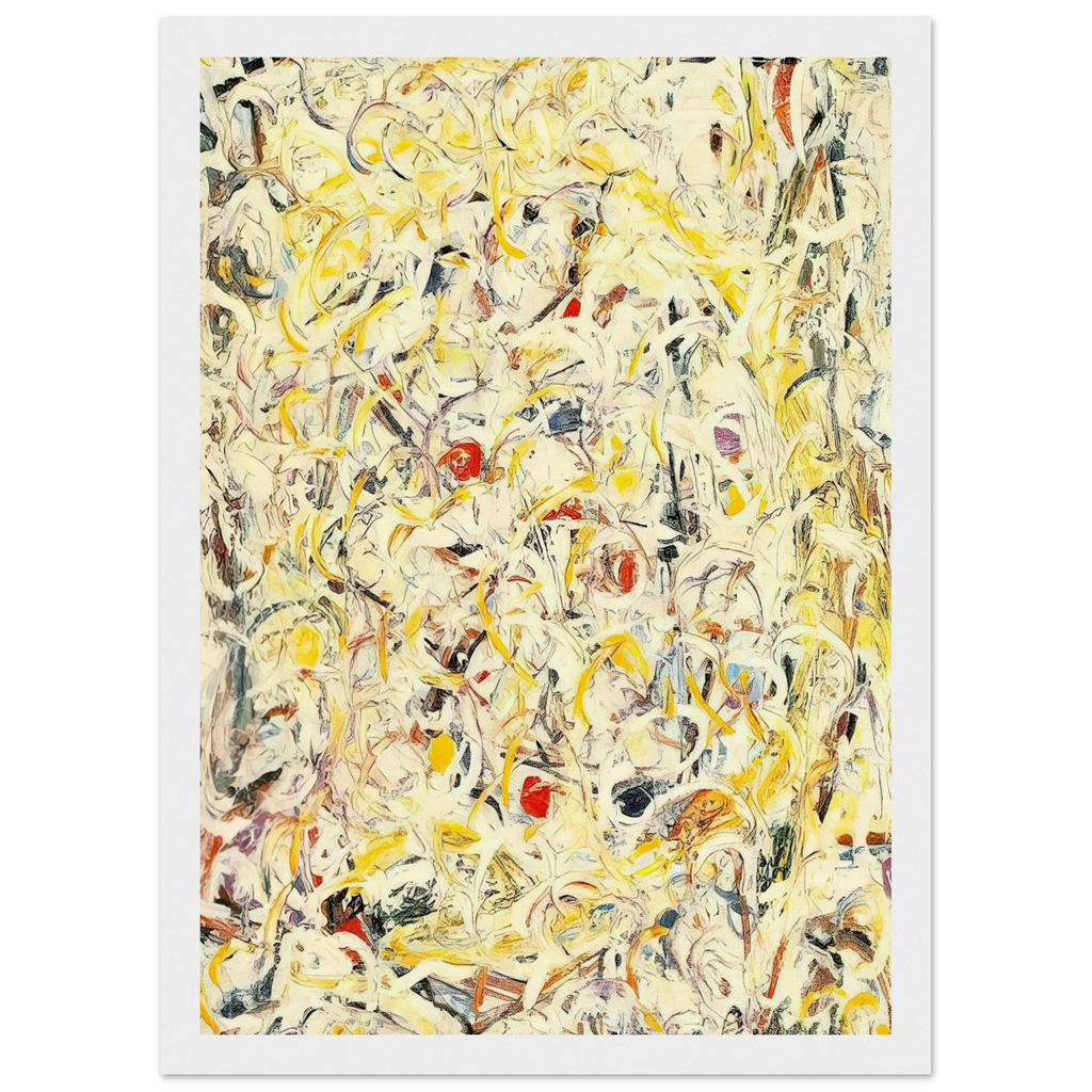 SHIMMERING SUBSTANCE 1946 1 Framed Poster | Jackson Pollock Framed Prints Wall Art | Jackson Pollock Store