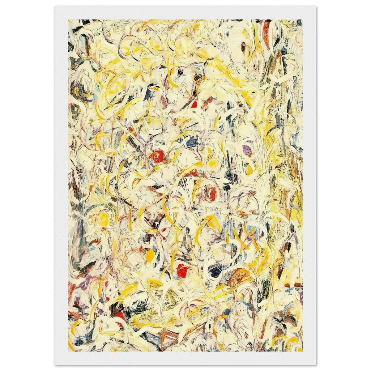 SHIMMERING SUBSTANCE 1946 1 Framed Poster | Jackson Pollock Framed Prints Wall Art | Jackson Pollock Store