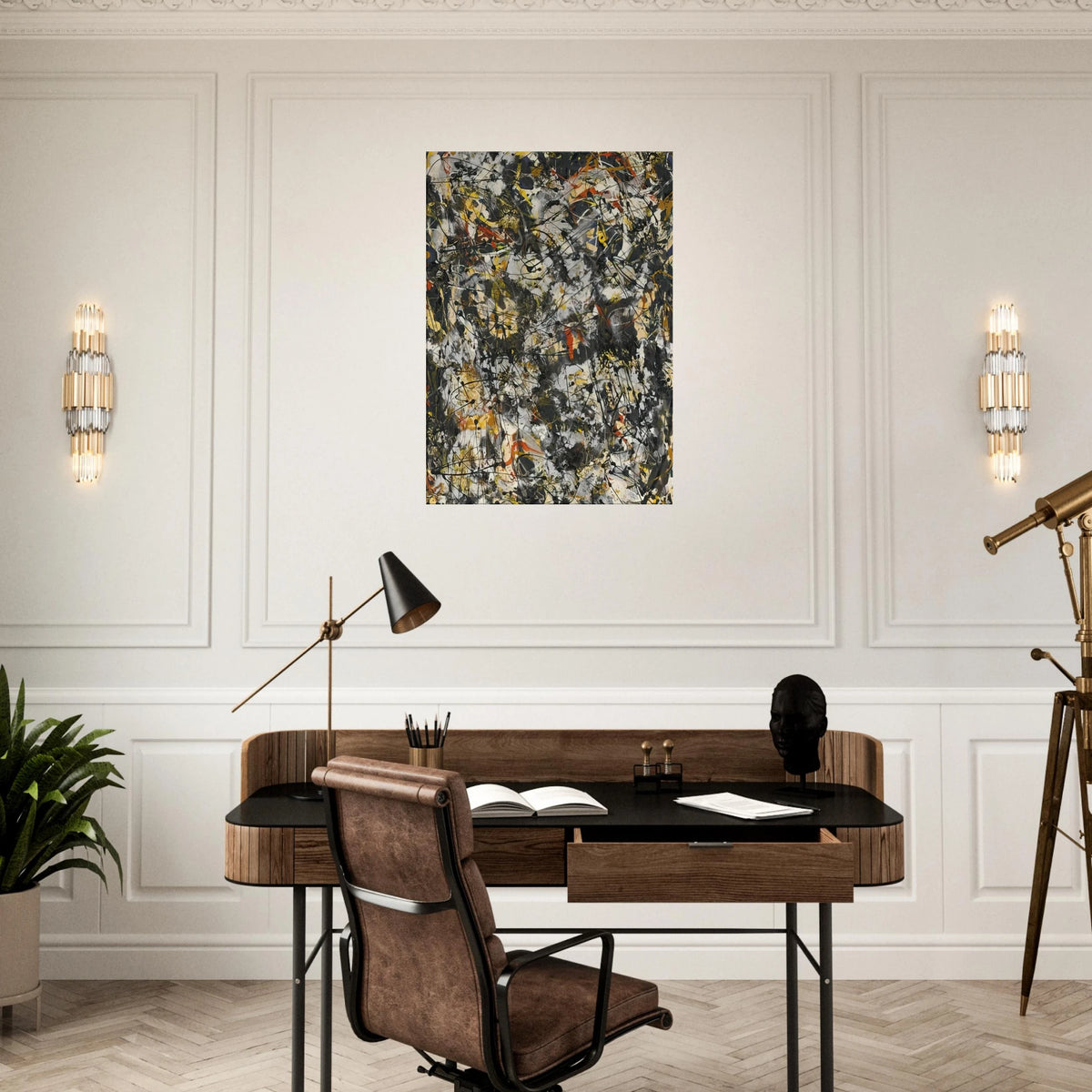 NUMBER 4 1951 Canvas | Jackson Pollock Canvas | Jackson Pollock Store