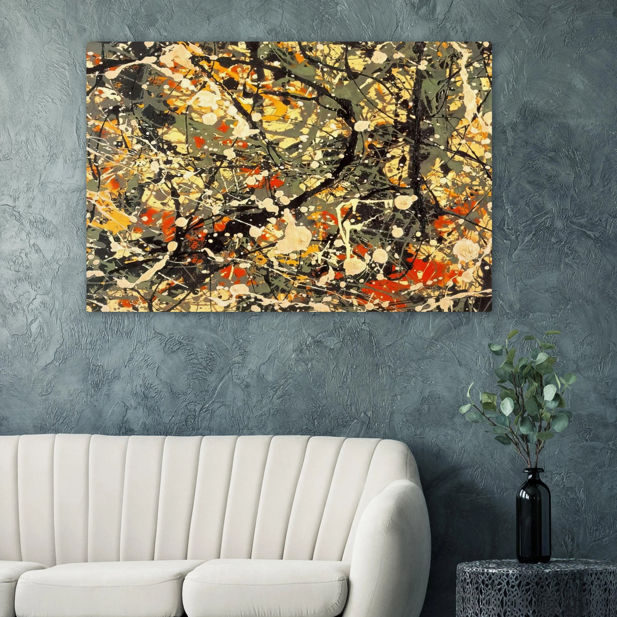 NUMBER 8 DETAIL Poster | Jackson Pollock Poster | Jackson Pollock Store