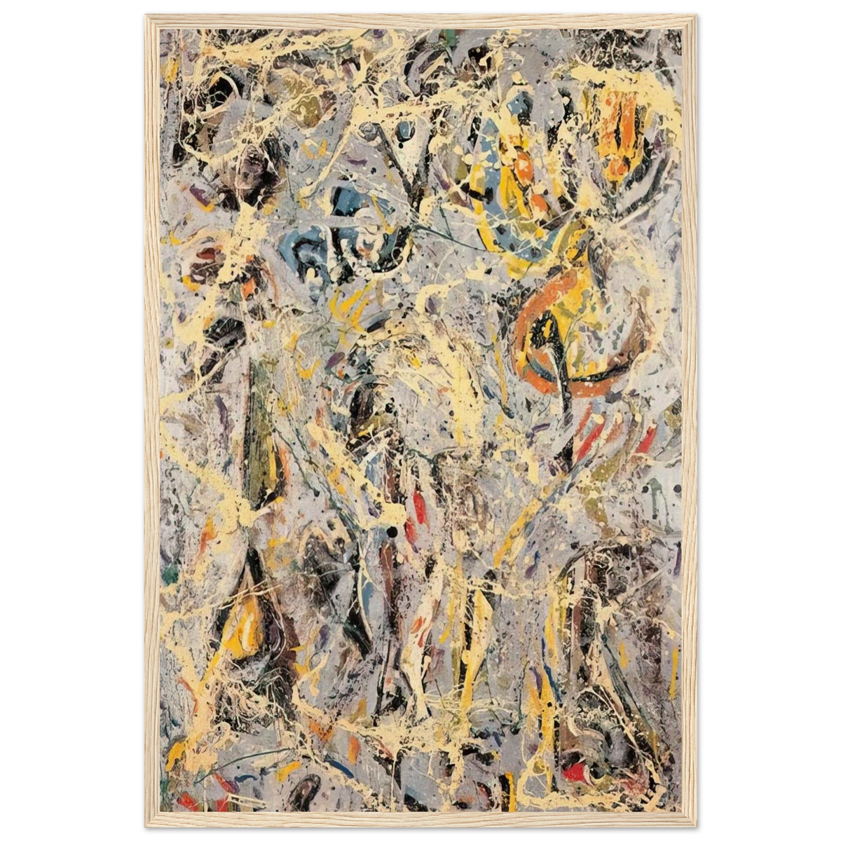 GALAXY 1947 Framed Poster | Jackson Pollock Framed Prints Wall Art | Jackson Pollock Store