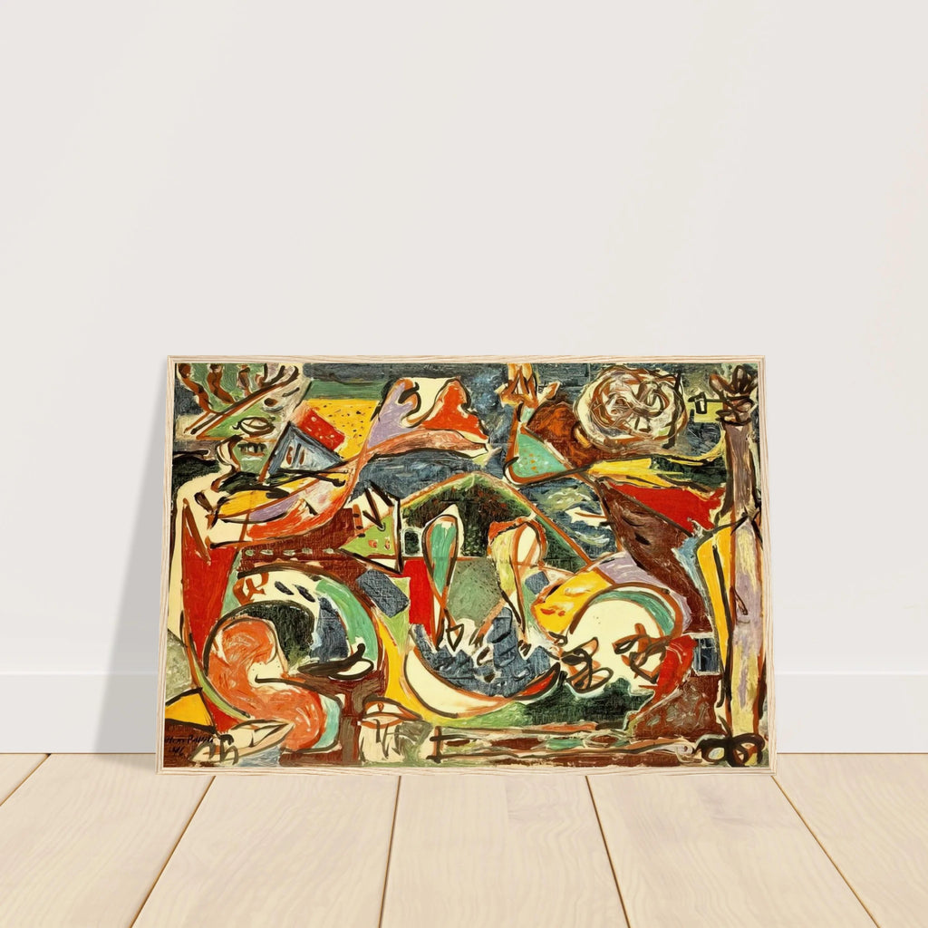 THE KEY Framed Poster | Jackson Pollock Framed Prints Wall Art | Jackson Pollock Store