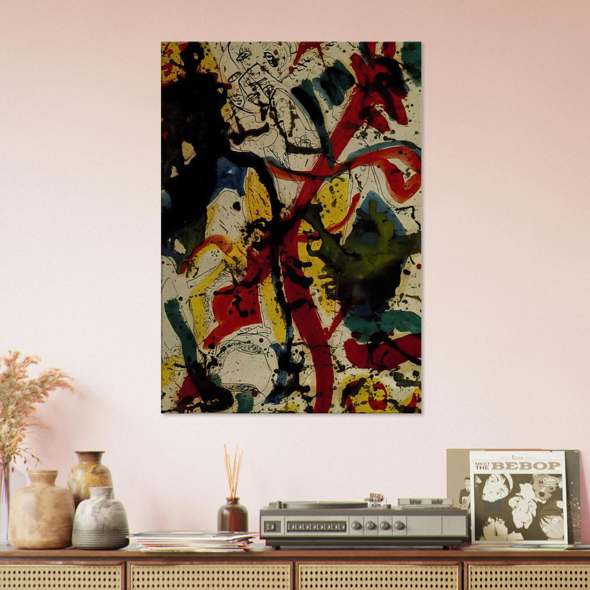 UNTITLED 1944 Canvas | Jackson Pollock Canvas | Jackson Pollock Store