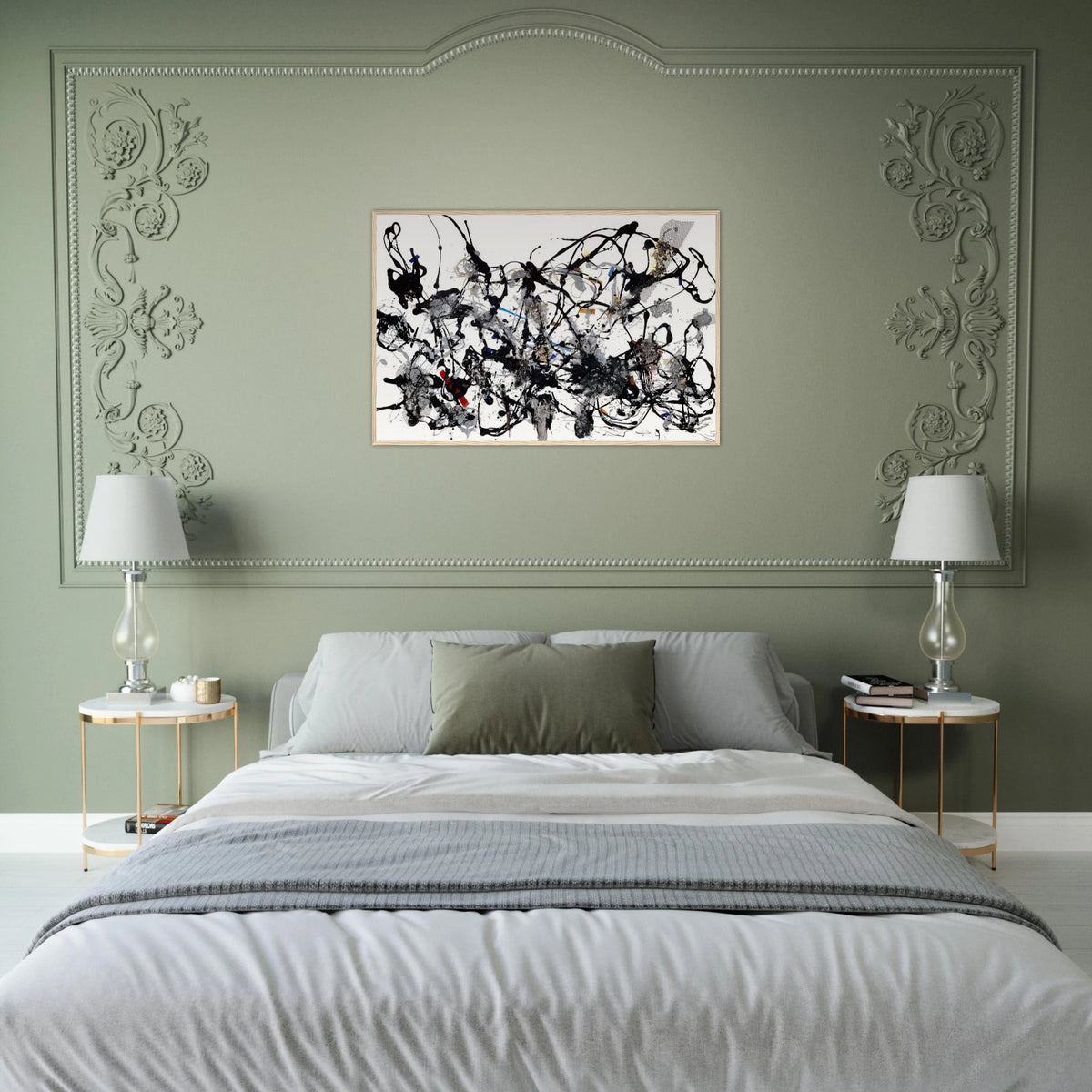 NUMBER 29 1950 Framed Poster | Jackson Pollock Framed Prints Wall Art | Jackson Pollock Store
