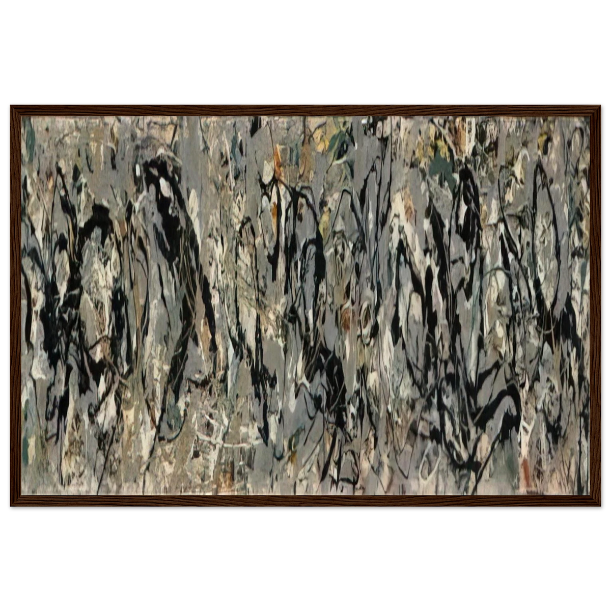 NUMBER 10 1949 Framed Poster | Jackson Pollock Framed Prints Wall Art | Jackson Pollock Store