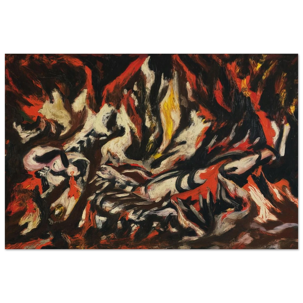 THE FLAME 1938 Poster | Jackson Pollock Poster | Jackson Pollock Store