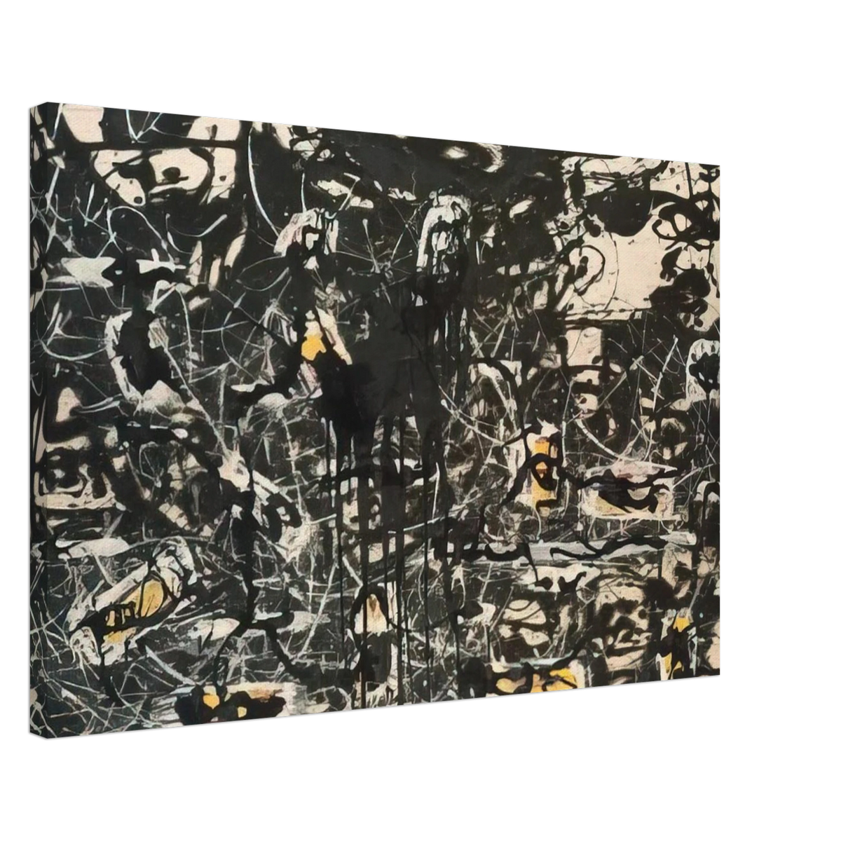 YELLOW ISLANDS Canvas | Jackson Pollock Canvas | Jackson Pollock Store