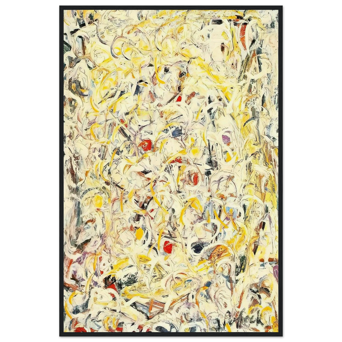 SHIMMERING SUBSTANCE 1946 1 Framed Poster | Jackson Pollock Framed Prints Wall Art | Jackson Pollock Store