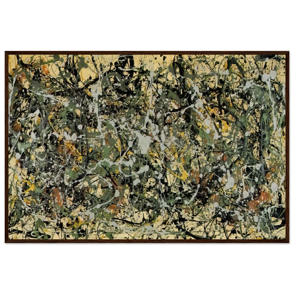 NUMBER 8 1949 Framed Poster | Jackson Pollock Framed Prints Wall Art | Jackson Pollock Store