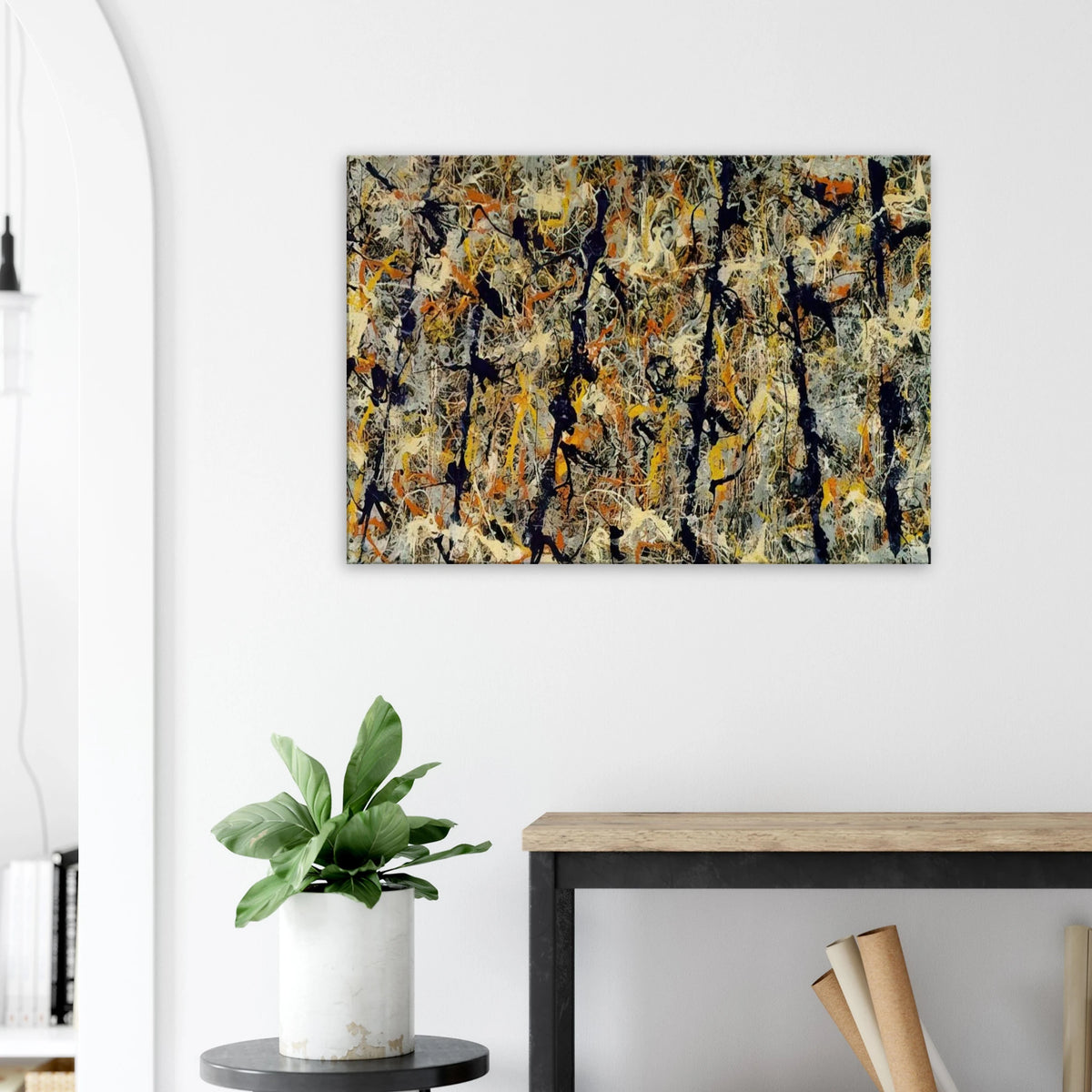 BLUE POLES NUMBER 11 1952 1 Canvas | Jackson Pollock Canvas | Jackson Pollock Store