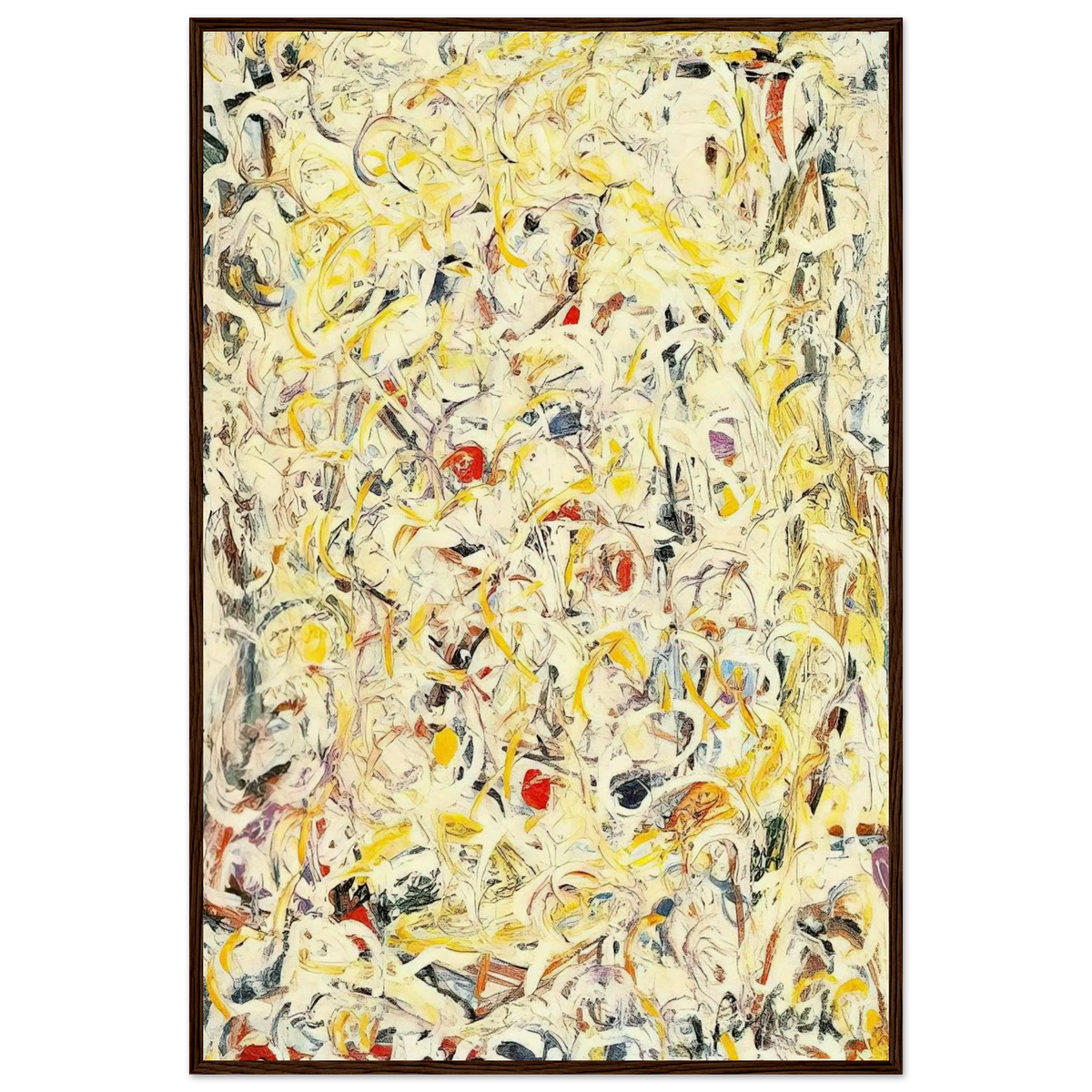 SHIMMERING SUBSTANCE 1946 1 Framed Poster | Jackson Pollock Framed Prints Wall Art | Jackson Pollock Store