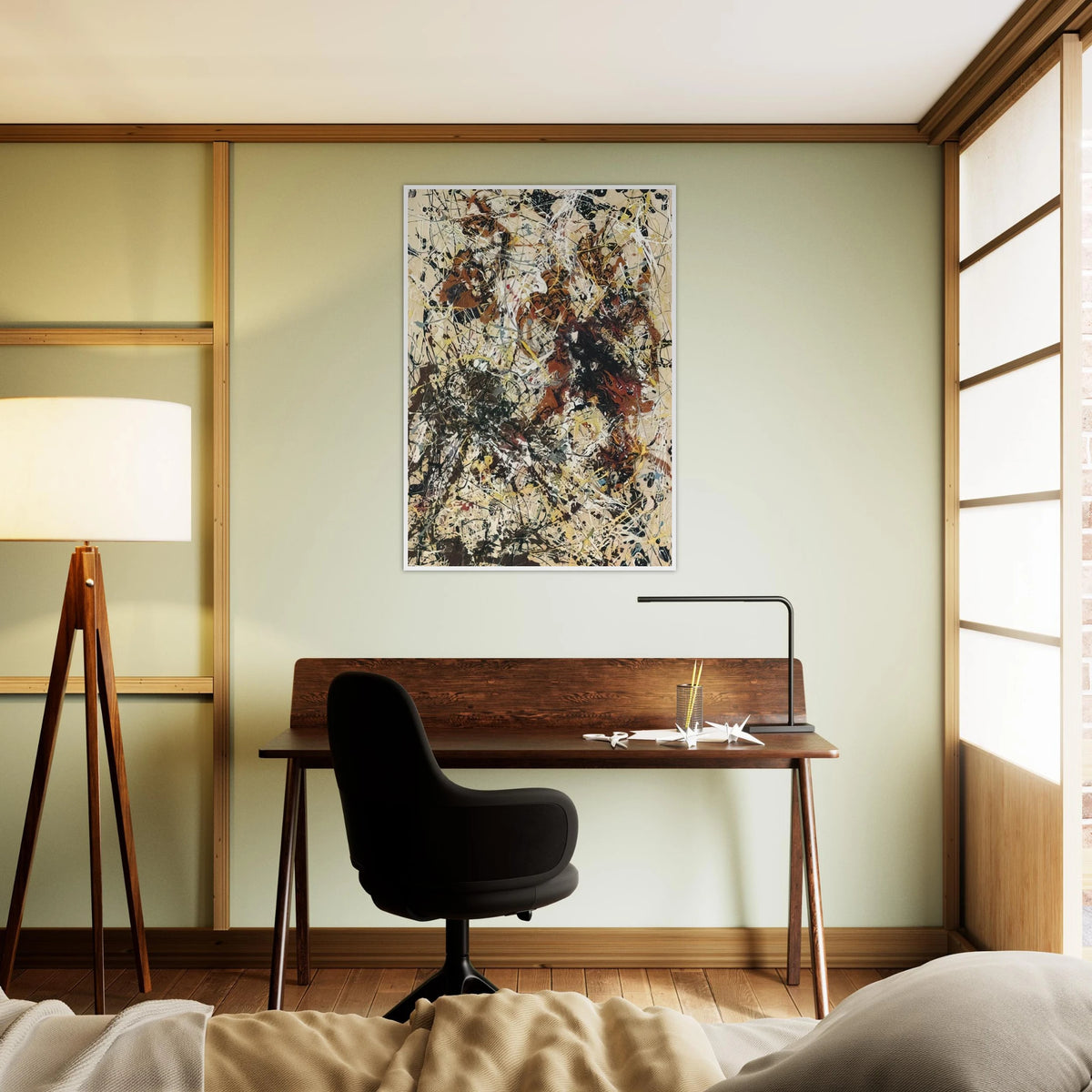 NUMBER 12 1949 Framed Poster | Jackson Pollock Framed Prints Wall Art | Jackson Pollock Store