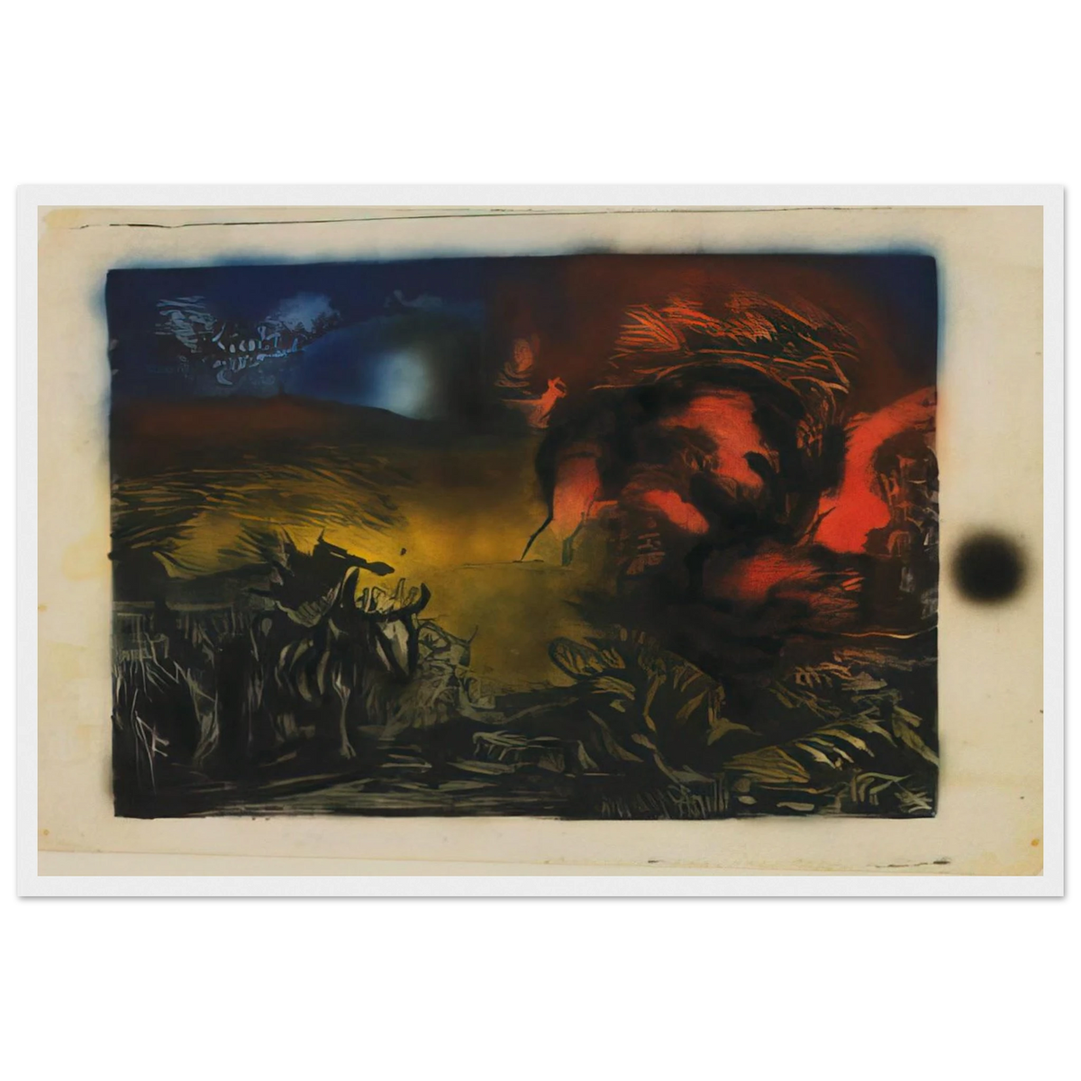 LANDSCAPE WITH STEER 1937 Framed Poster | Jackson Pollock Framed Prints Wall Art | Jackson Pollock Store
