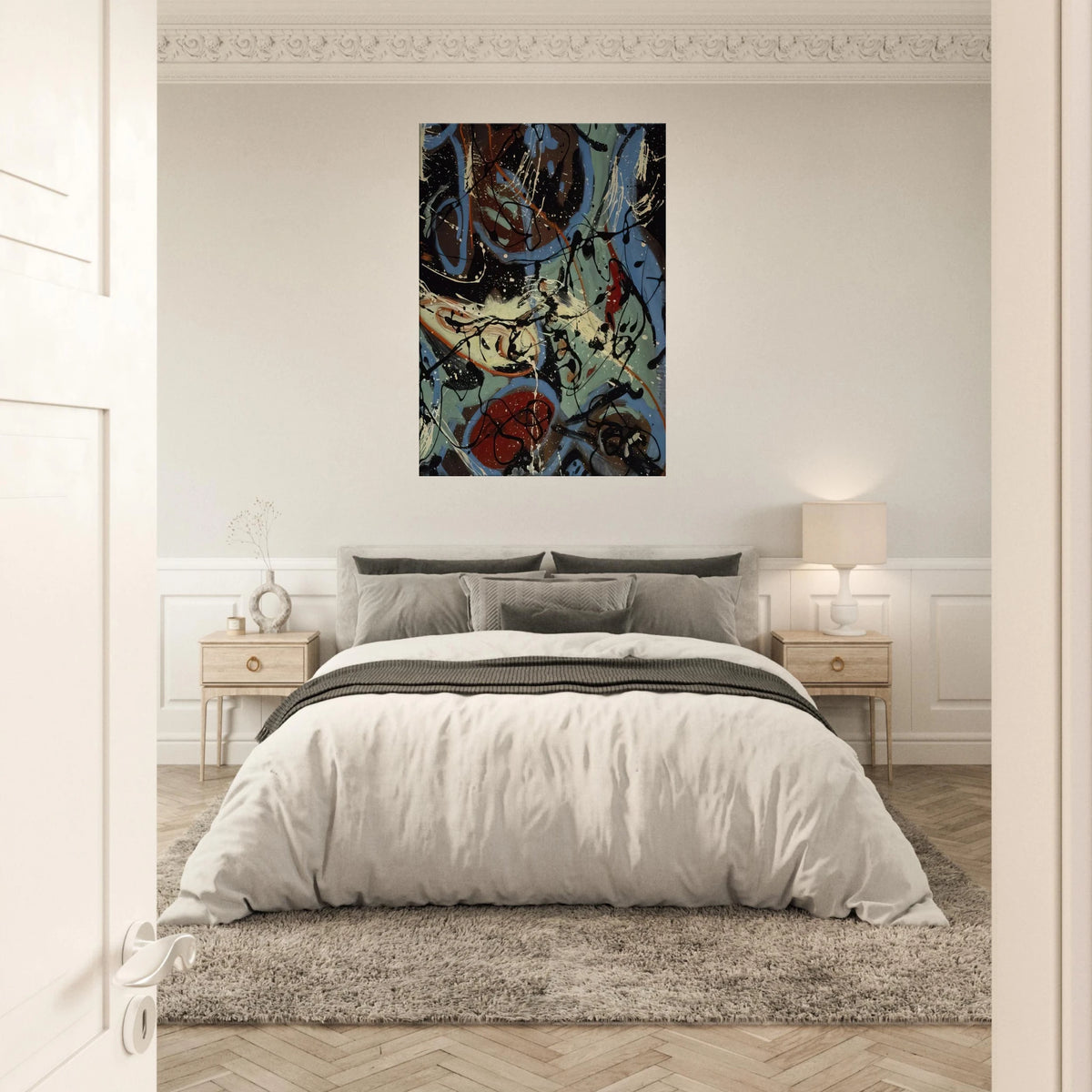 COMPOSITION WITH POURING II Canvas | Jackson Pollock Canvas | Jackson Pollock Store