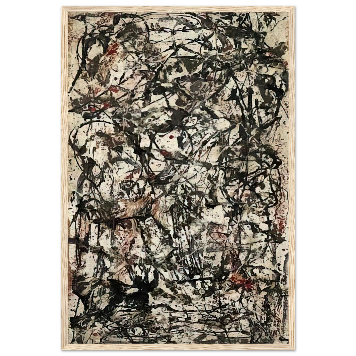 ENCHANTED FOREST 1947 Framed Poster | Jackson Pollock Framed Prints Wall Art | Jackson Pollock Store